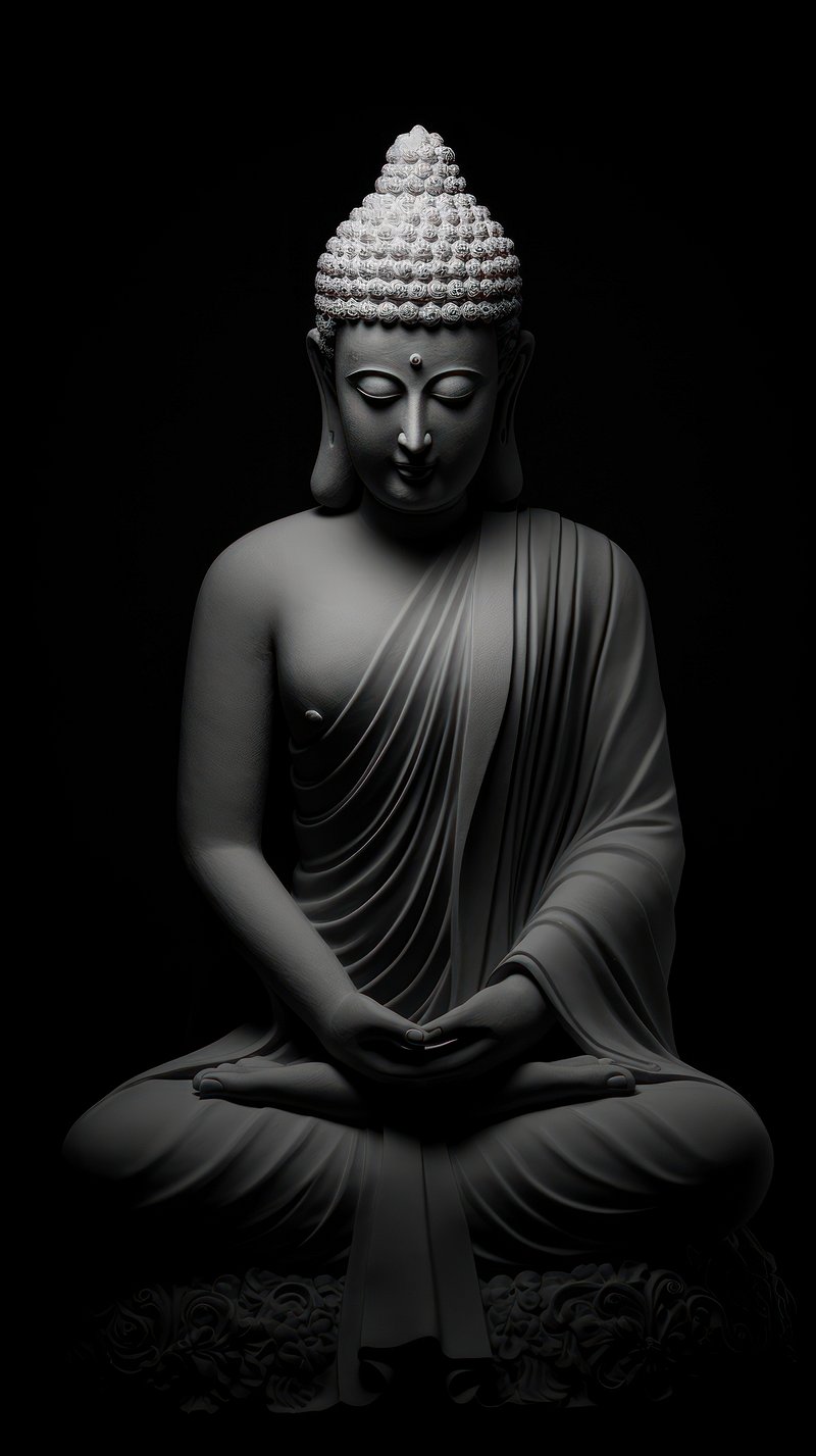 Peaceful Buddha Statue Image Wallpaper
