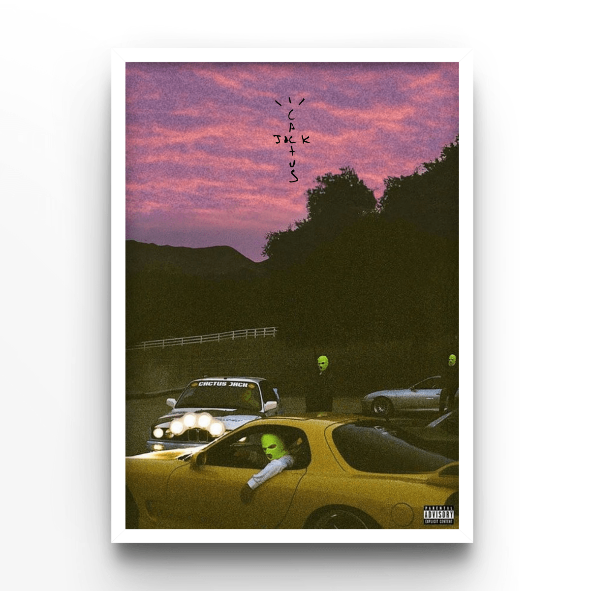 Jackboys Cover Travis Scott / With White Chrome Frame