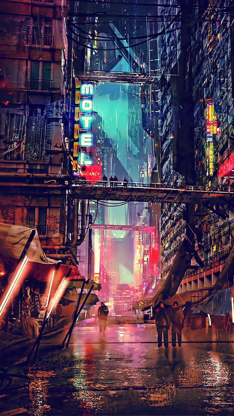 Download Welcome To The High Tech Neon Future Of Cyberpunk City