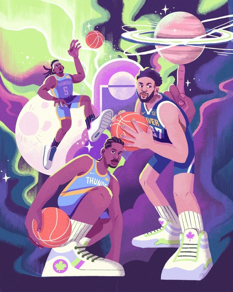 Canadian illustrators inspired by basketball for NBA Represent project, Barrhead & Westlock News