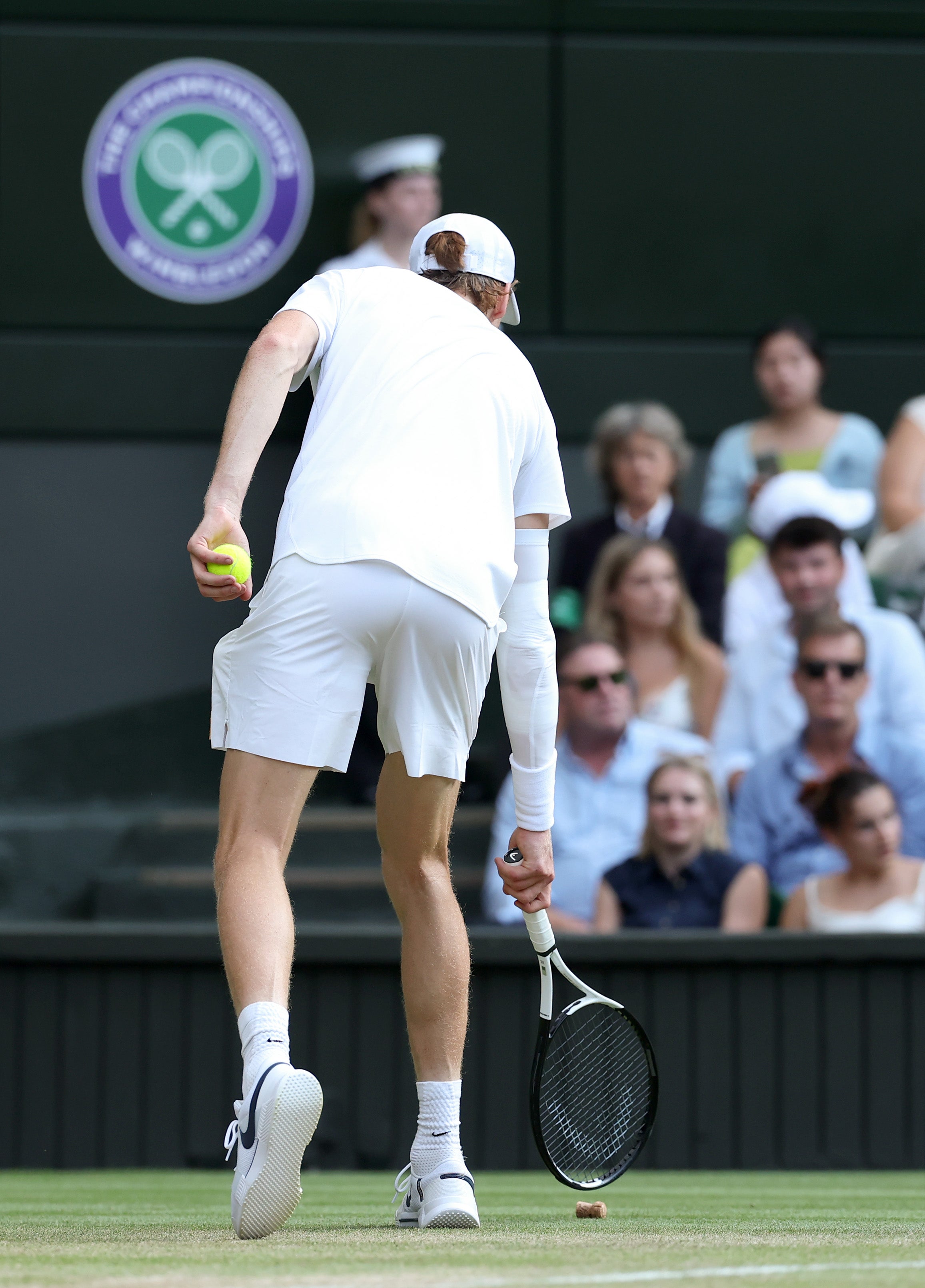 Wimbledon Crowd Boo Spectator After Champagne Cork Interrupts Alcaraz Sinner Final