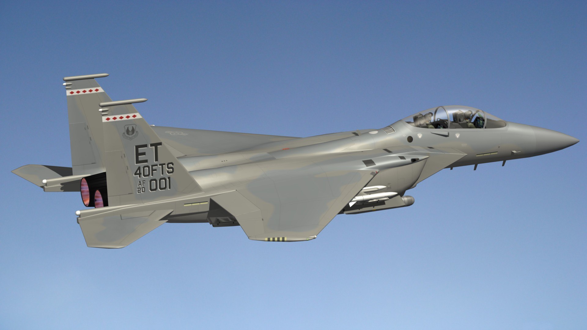 Boeing F15EX Eagle II Model