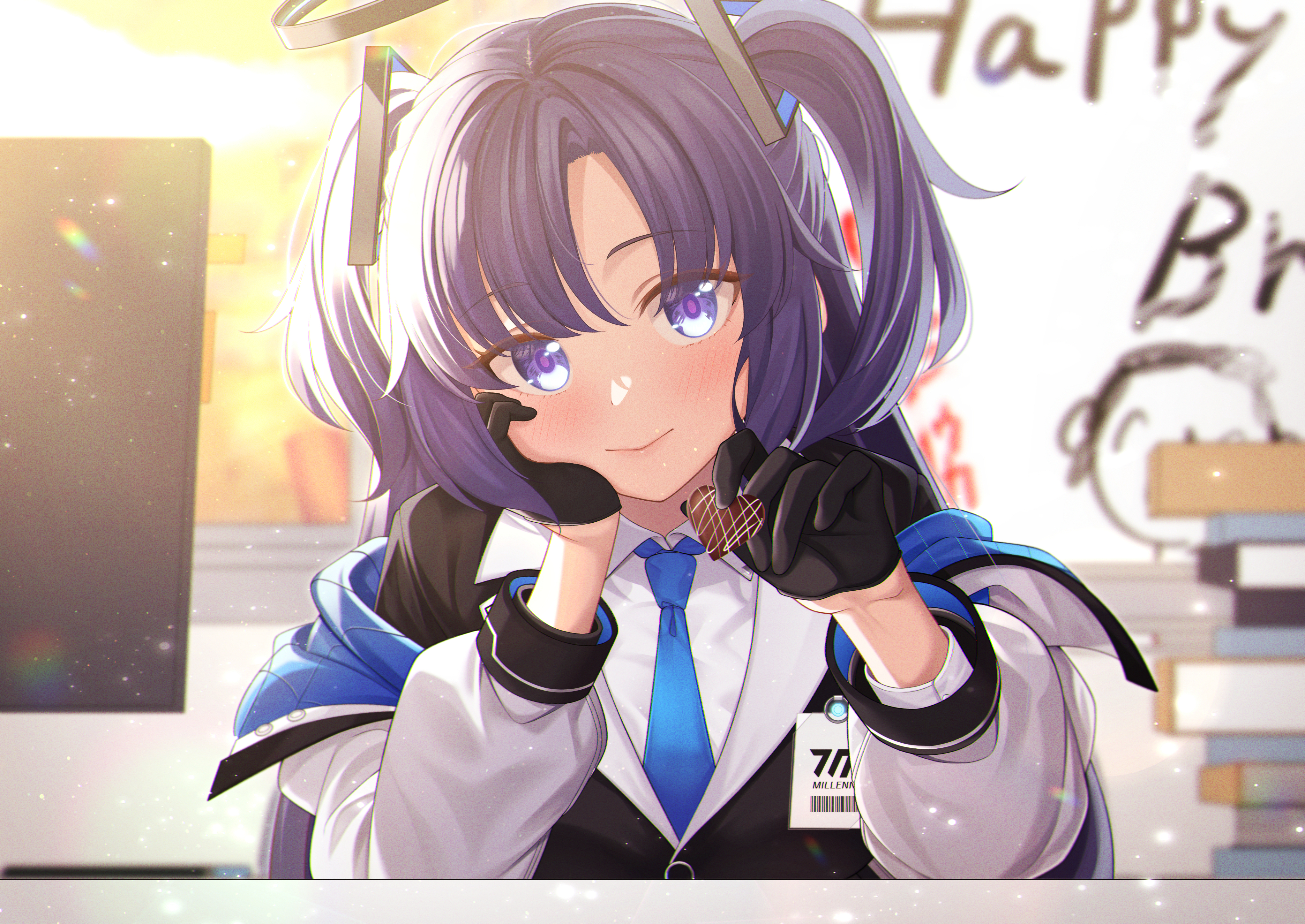 Download Hayase Yuuka Video Game Blue Archive 4k Ultra HD Wallpaper