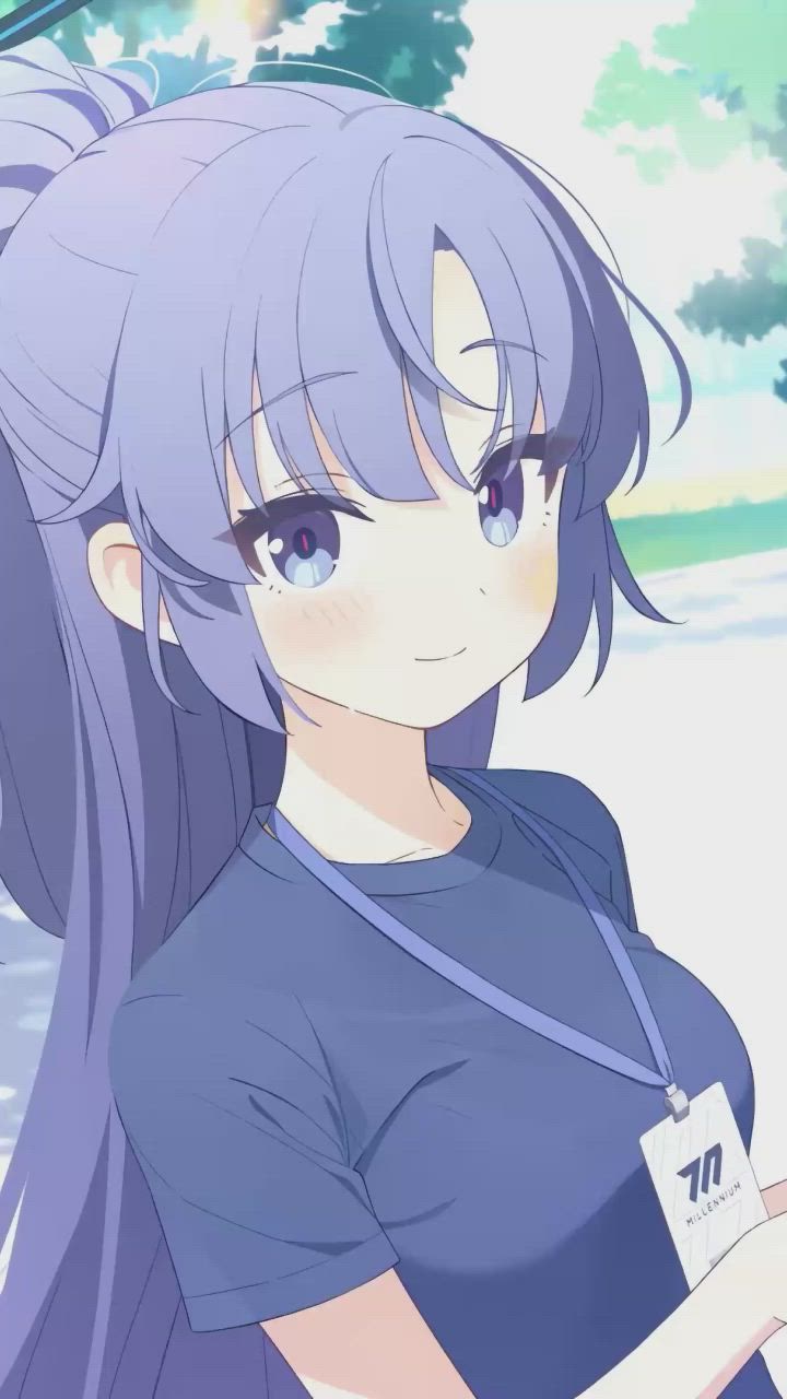 Hayase Yuuka Sportswear Blue Archive Live Wallpaper