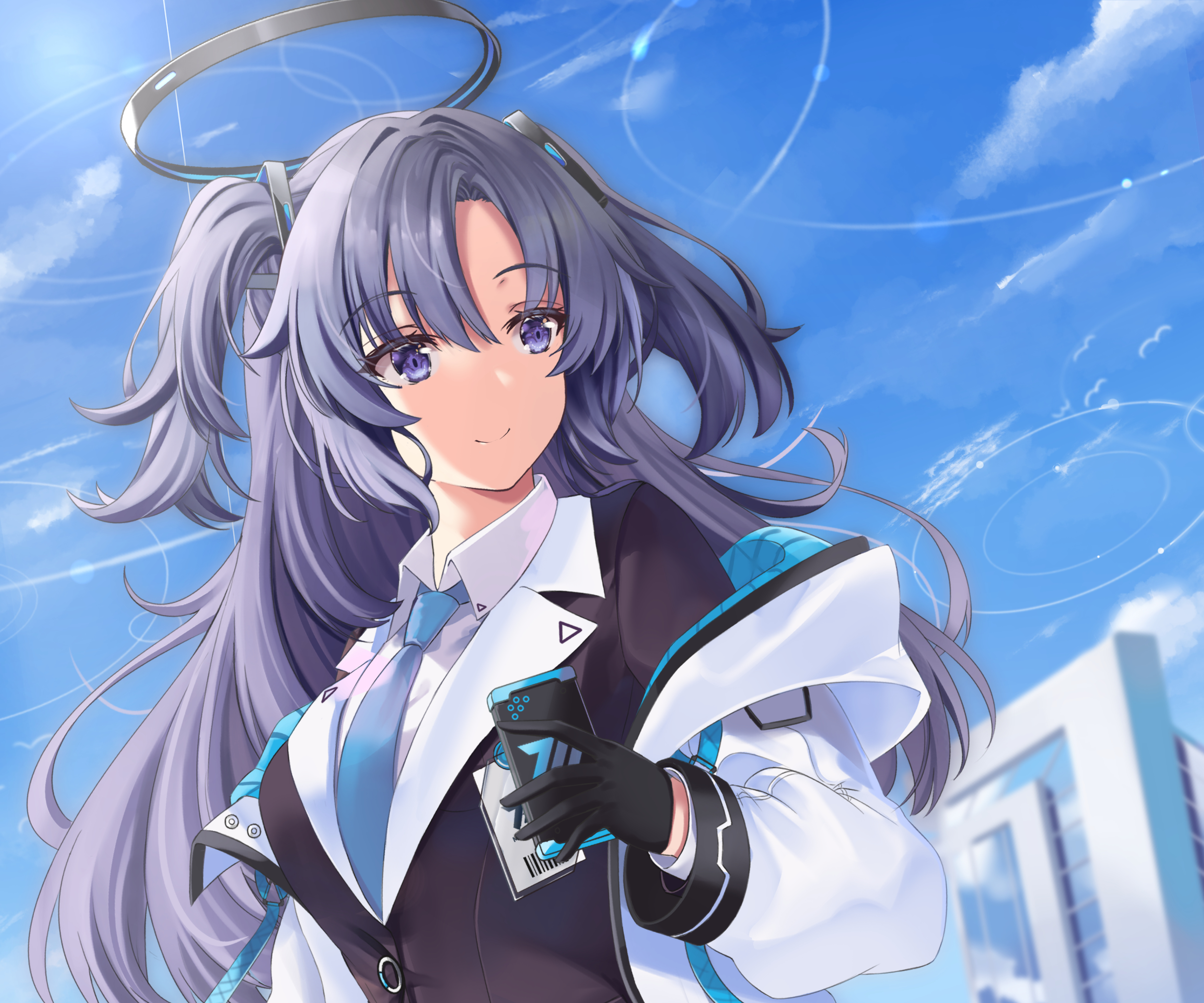 Download Hayase Yuuka Video Game Blue Archive HD Wallpaper