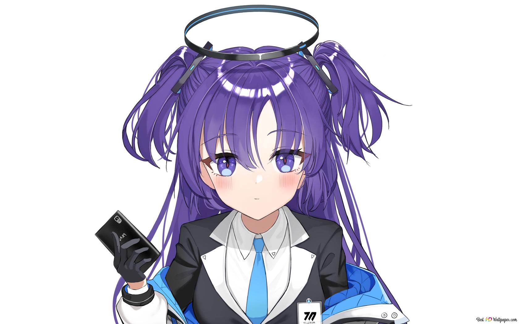 Blue archive yuuka 3 2K wallpaper download