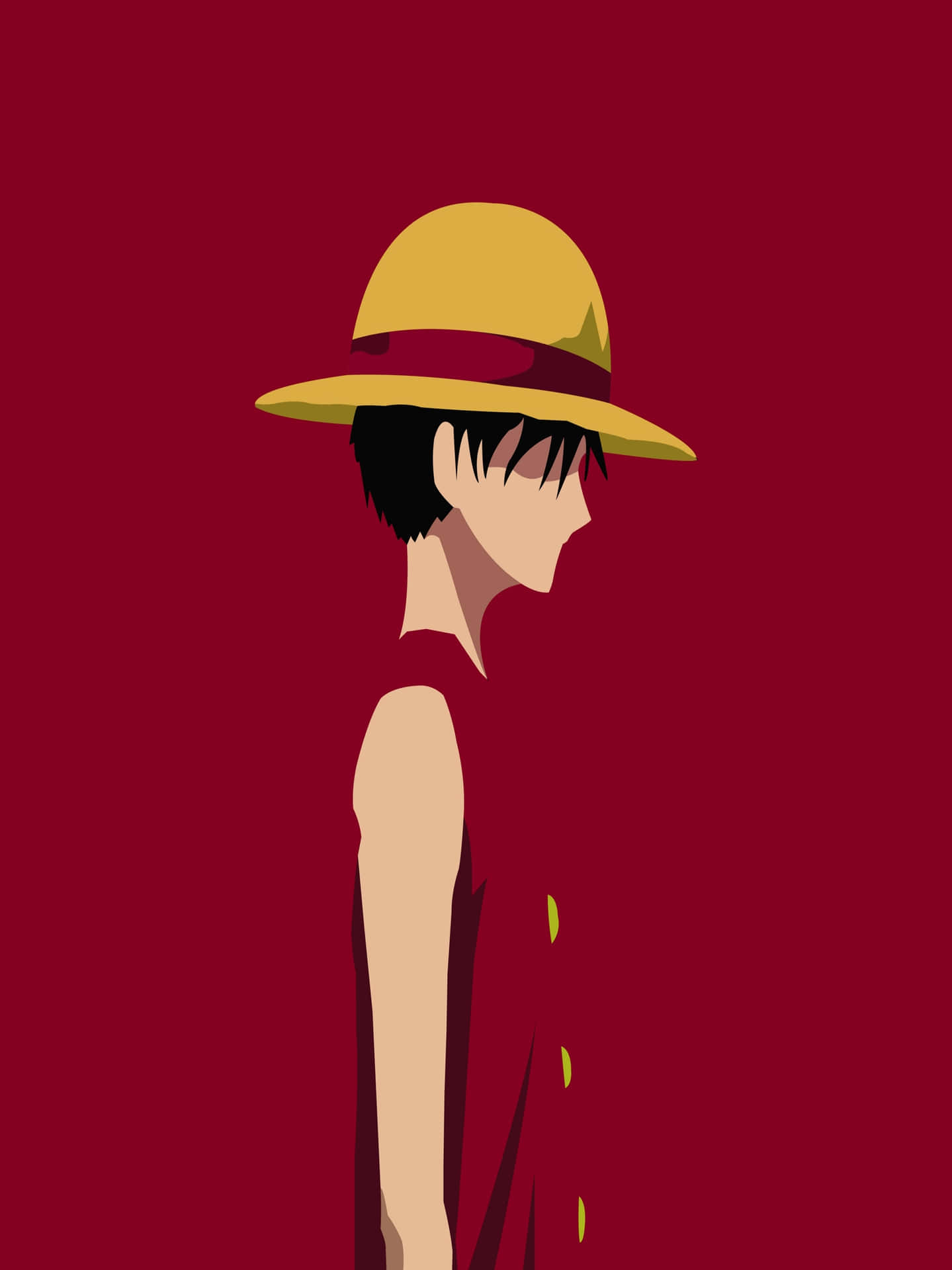 Download free One Piece Straw Hat Luffy Profile Wallpaper