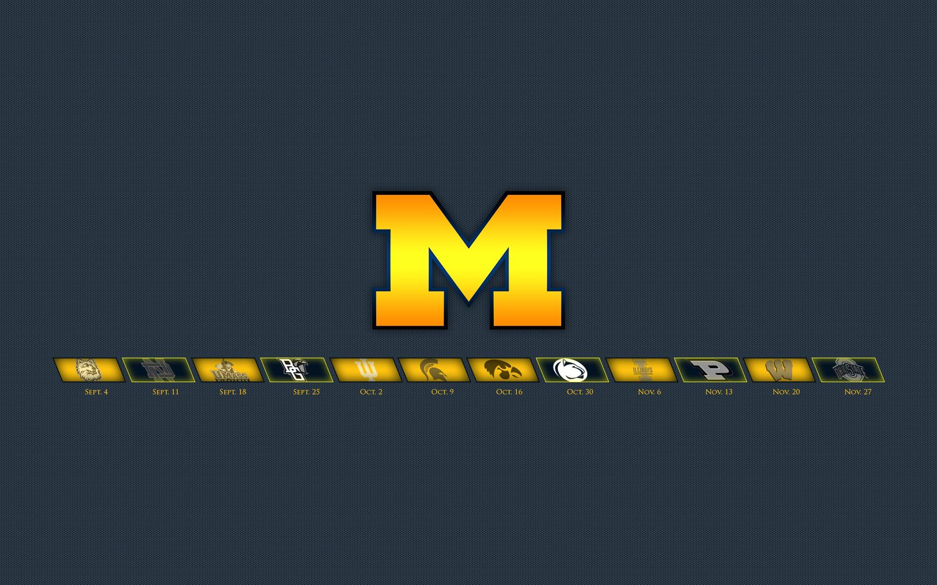 MICHIGAN WOLVERINES college football wallpaper 1920x1200
