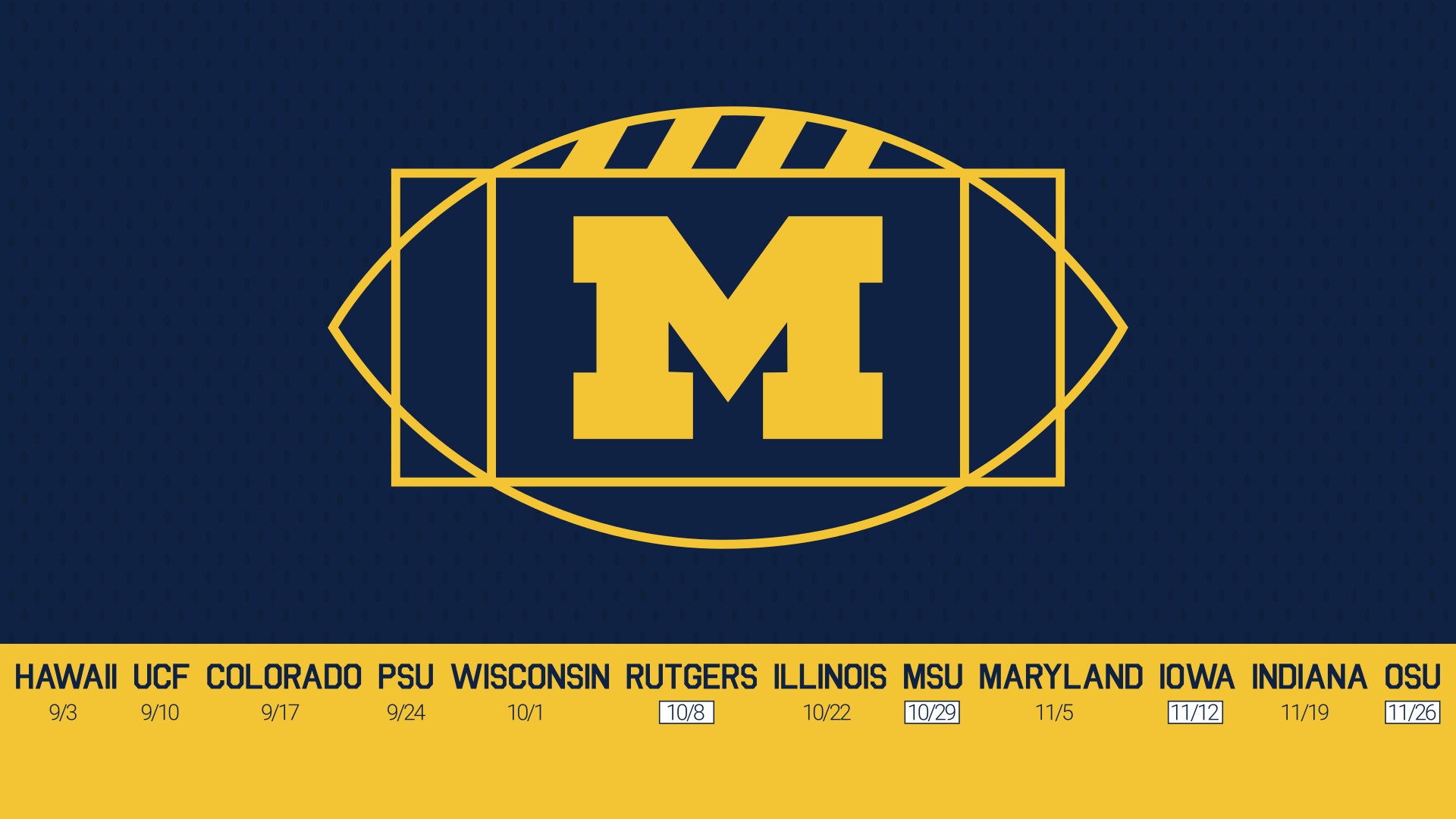 Michigan Wolverines Logo Wallpaper