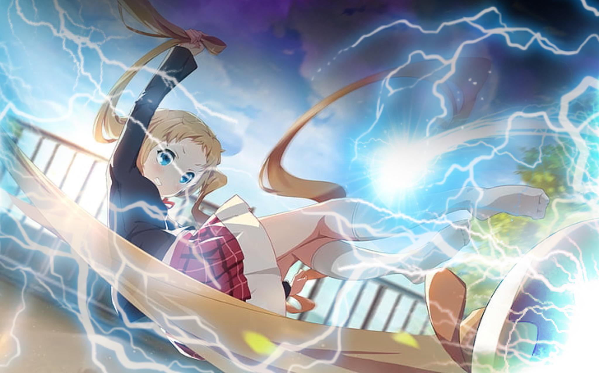 Sanae Dekomori showing her powerful Esper skills after being transferred to Academy City