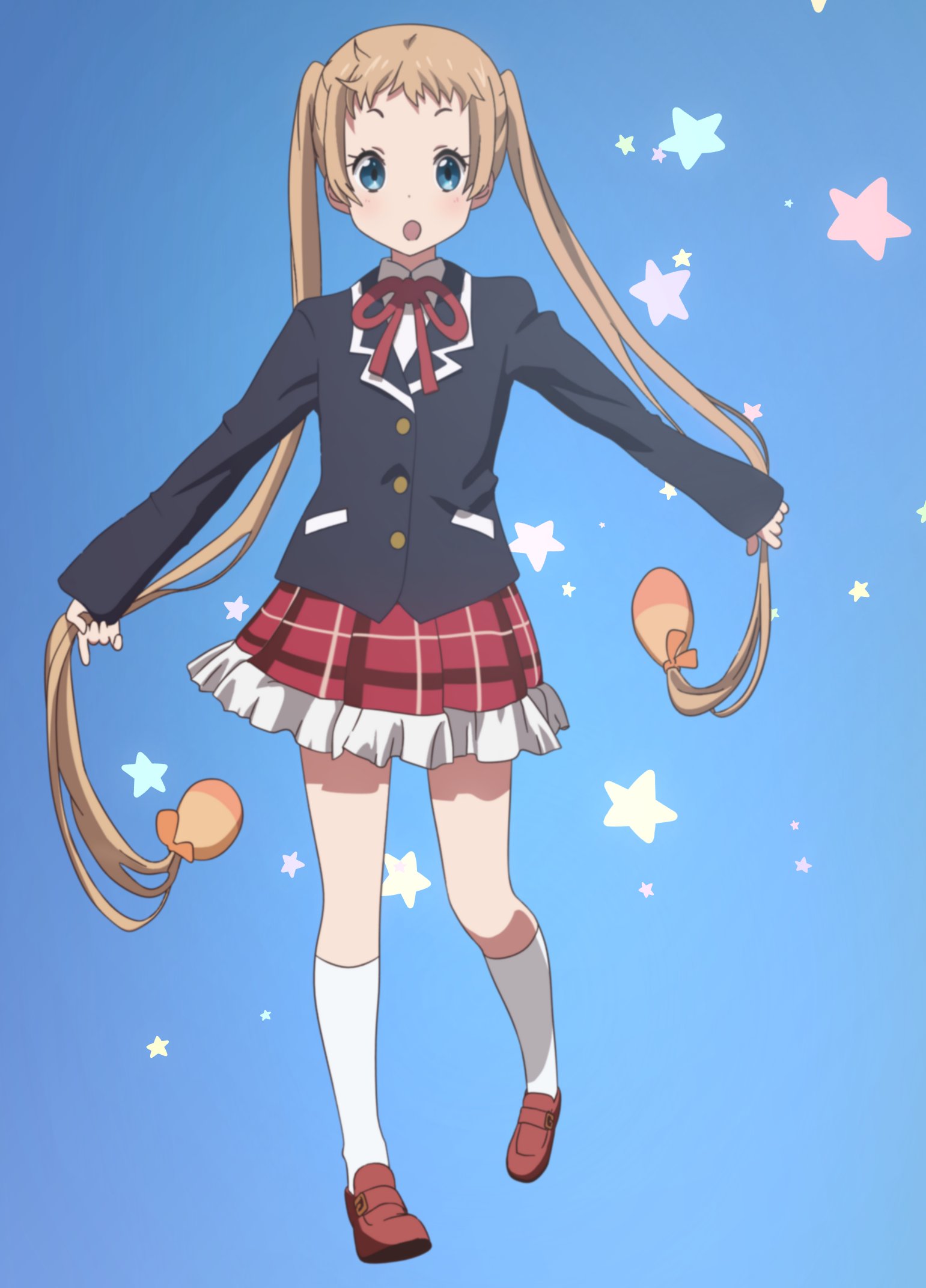 ruki Dekomori model created in Blender, edits and background painted in Clip Studio #BNPR #b3D #Blender3D d #CLIPSTUDIOPAINT