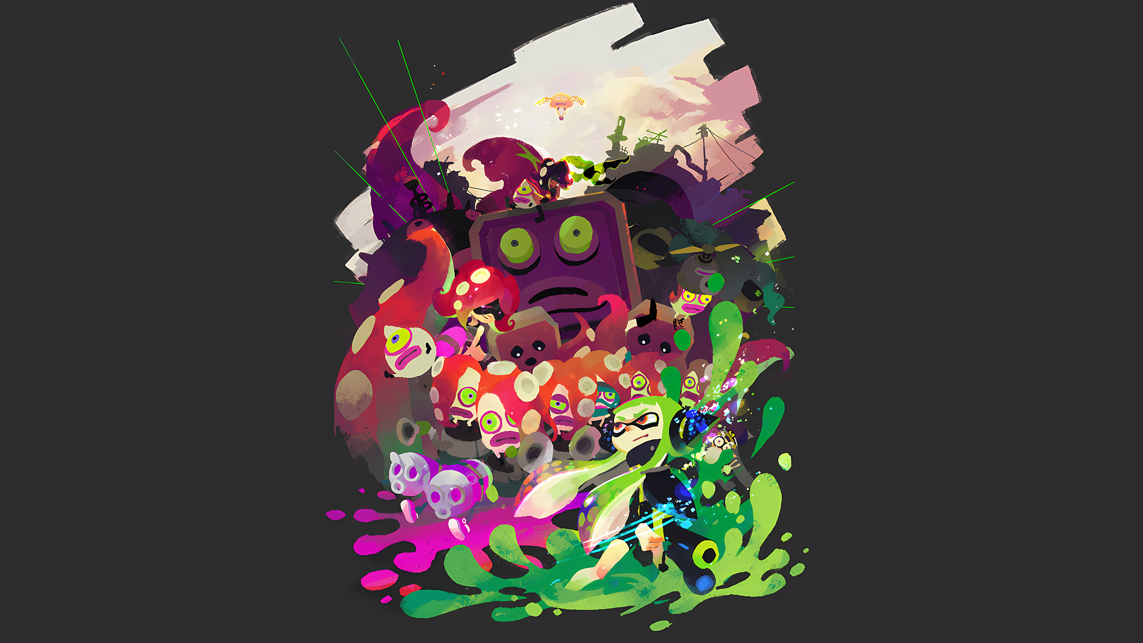 Download Splatoon 4k Ultra HD Wallpaper