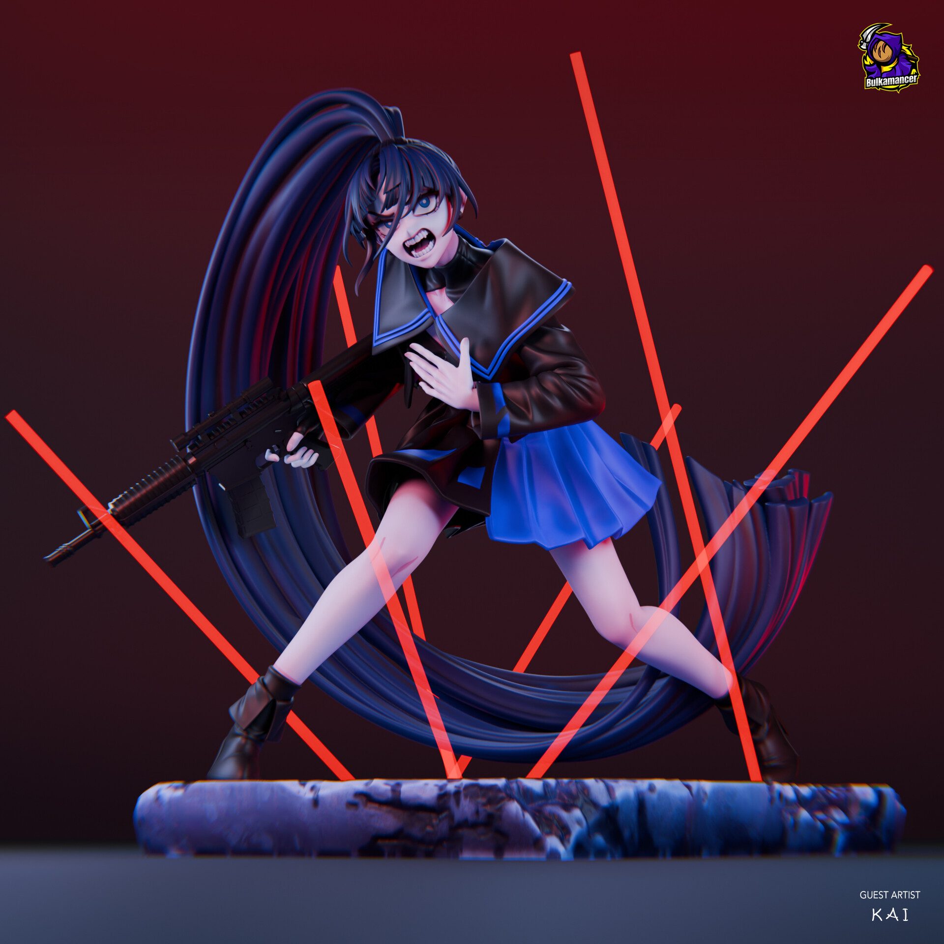 Bulkamancer Sculpts (Usseewa song by Ado) Fanart