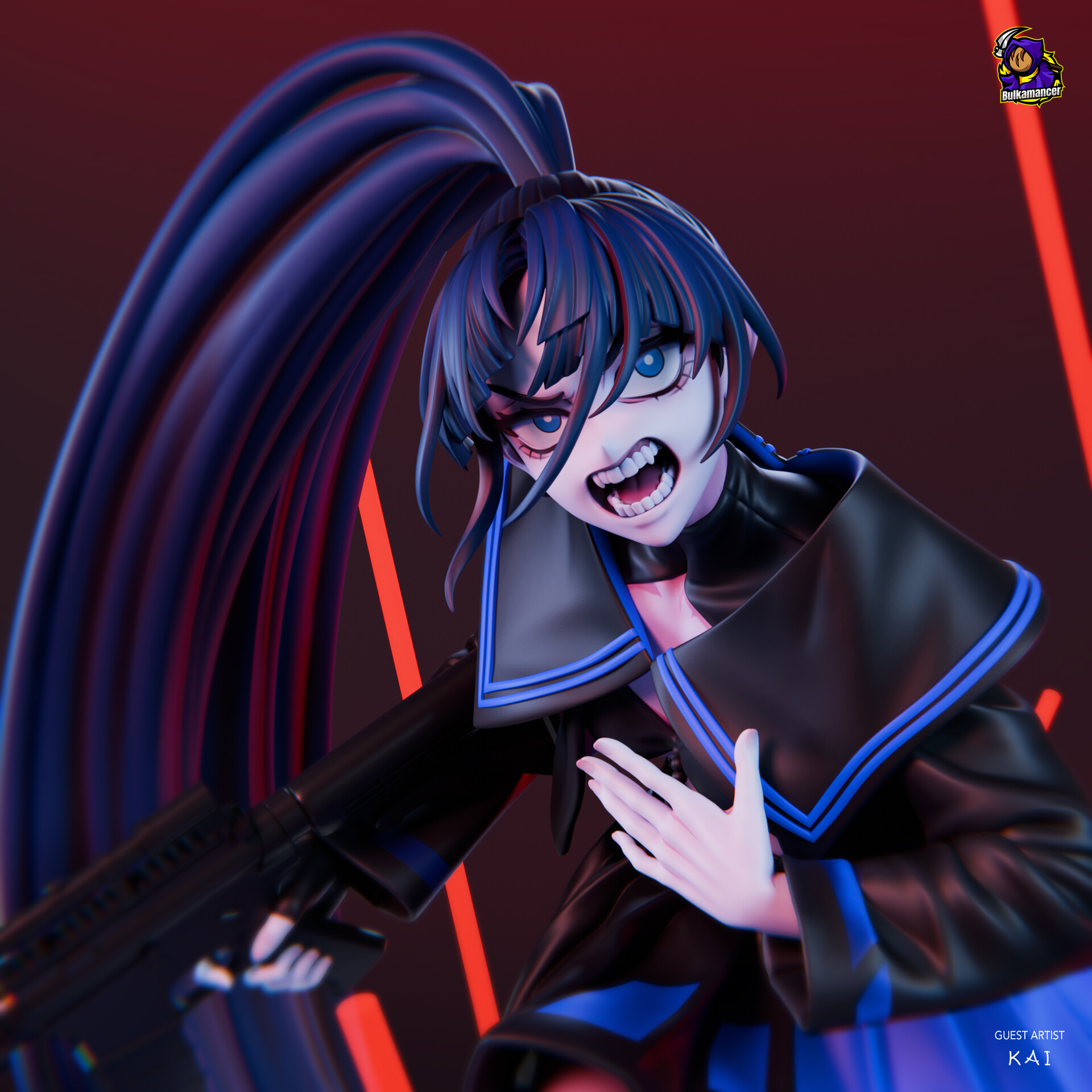 Bulkamancer Sculpts (Usseewa song by Ado) Fanart