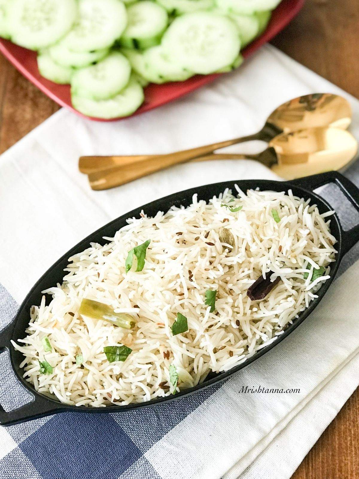 Jeera Rice Instant Pot • Simple Sumptuous Cooking