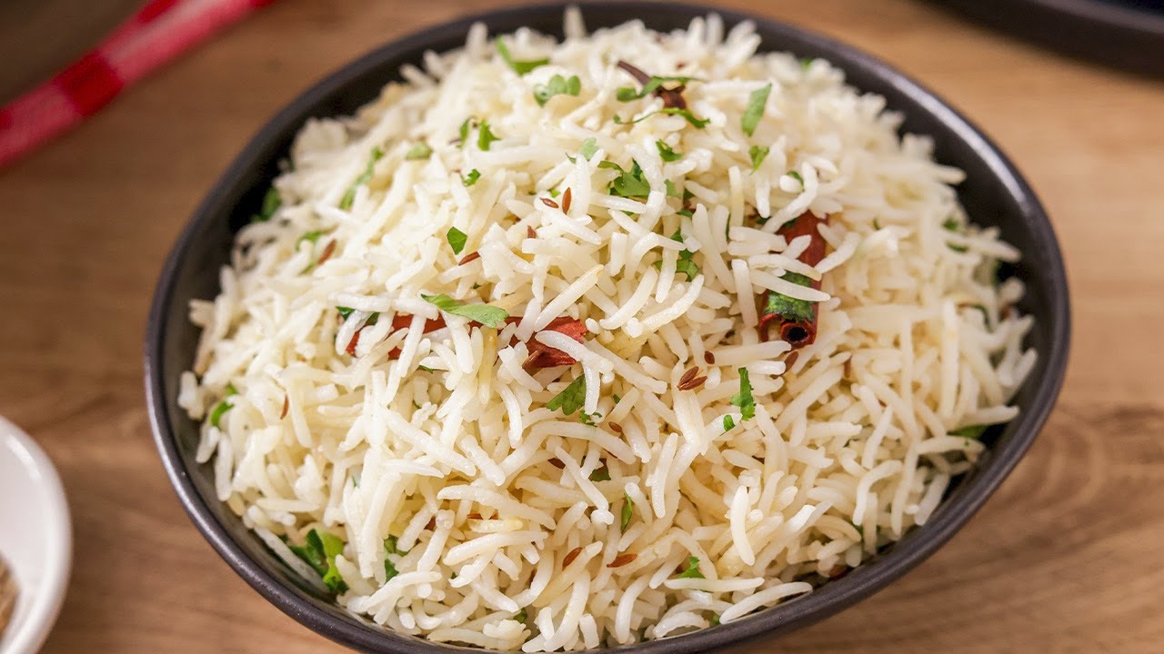 Jeera Rice. How To Cook Indian Restaurant Style Basmati Rice Step By Step