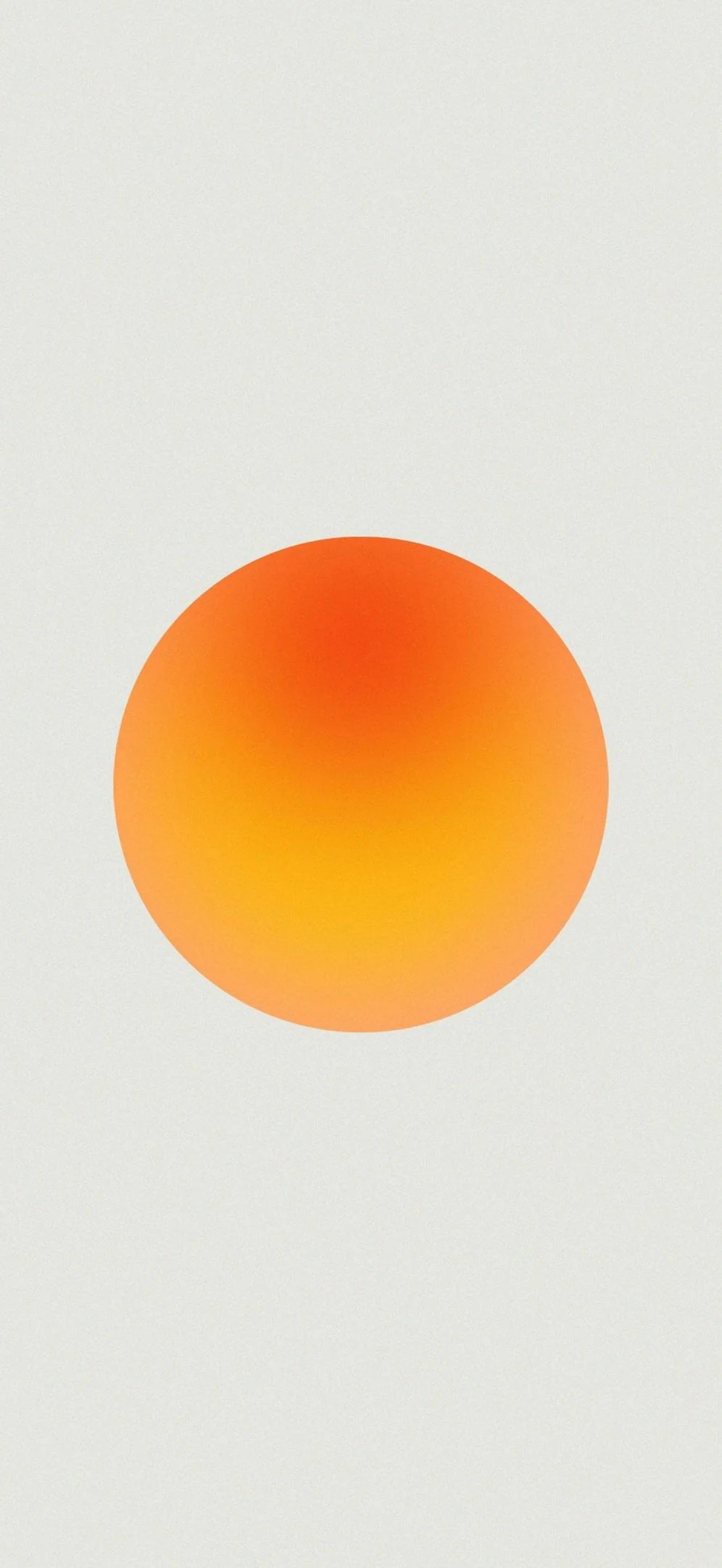 Circular Gradient Orange Circle