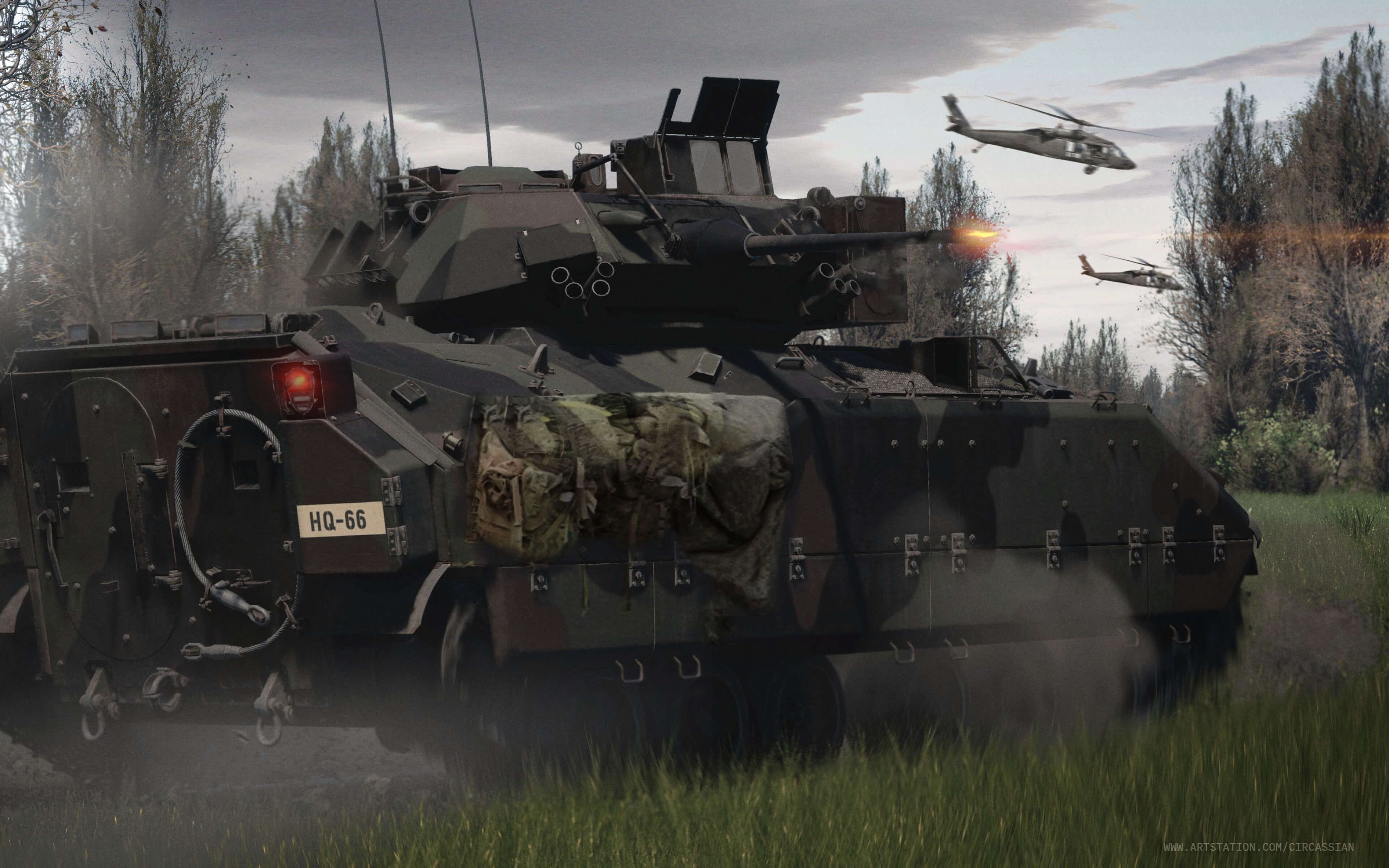 M3 Bradley Carc, Louisiana, April 1990