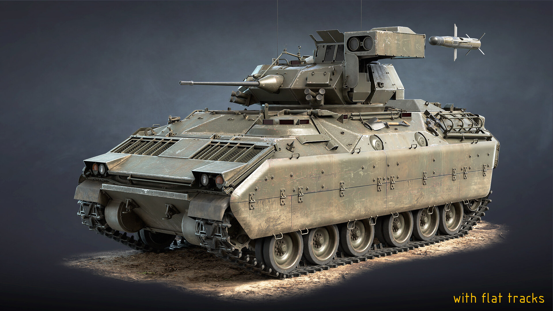 Serhii Ryzhkov Bradley Game 3D Model