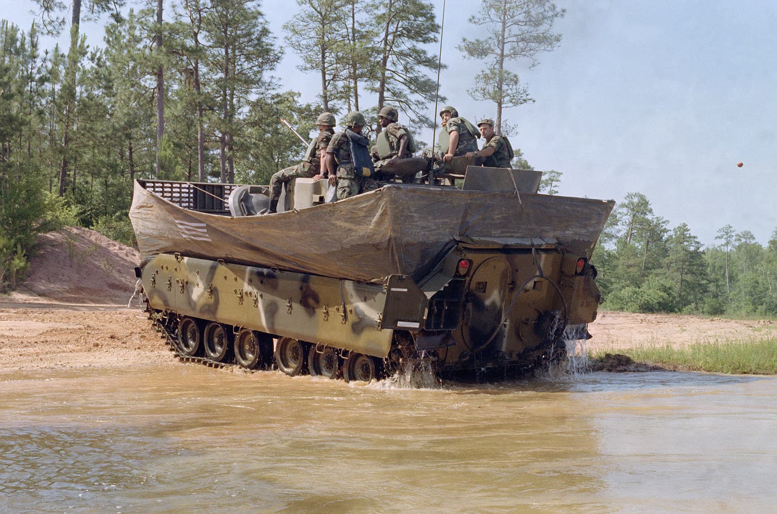 M2A0 Bradley Swim Barrier Reference