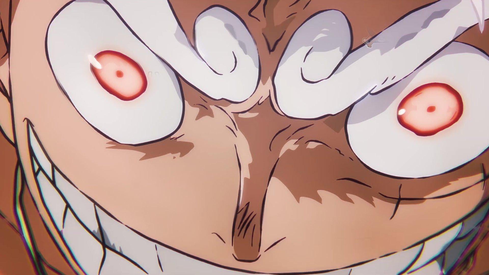 Why are Luffy's eyes red in the preview when they're supposed to be pink?
