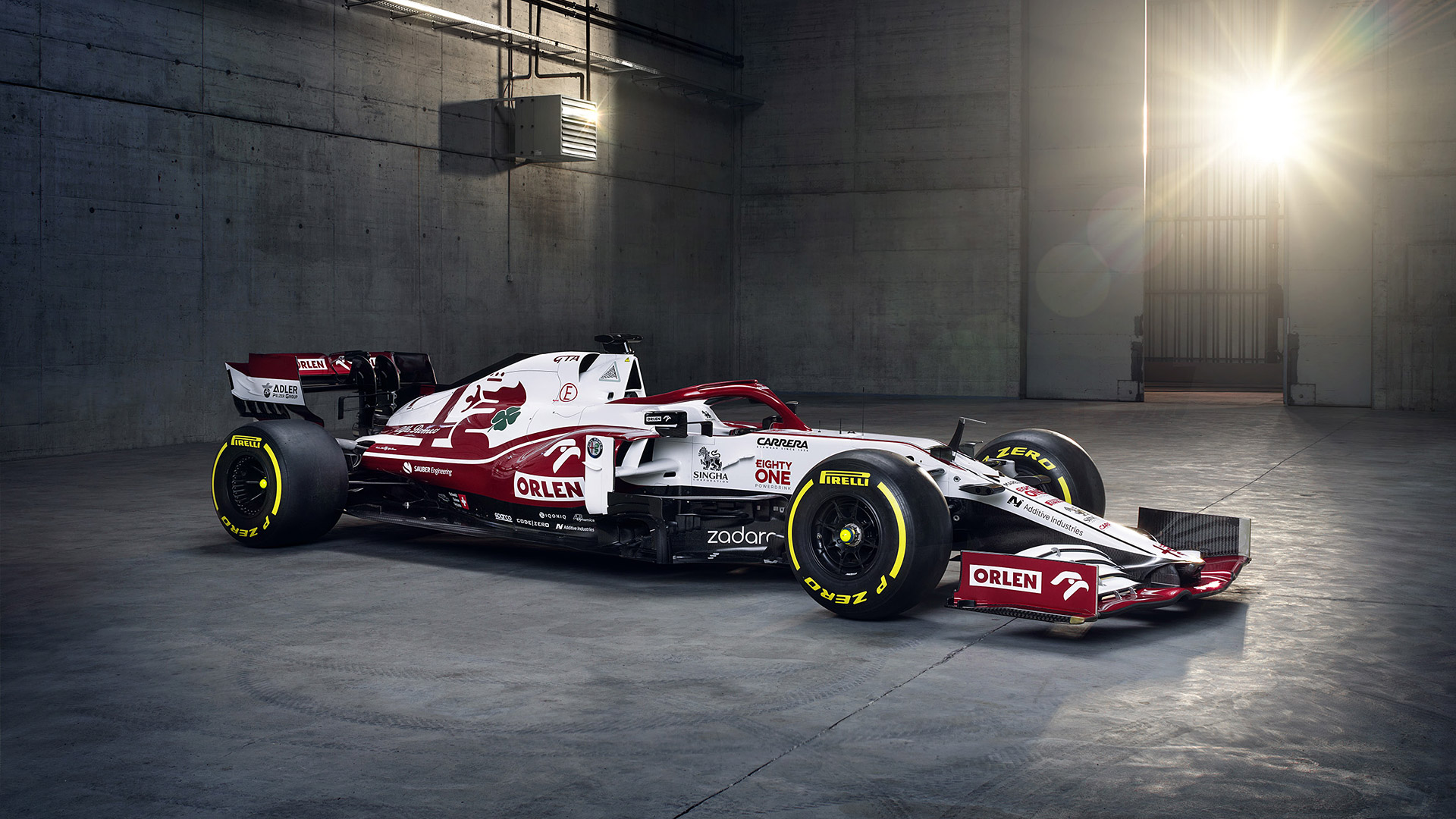 WSupercars Alfa Romeo Formula 1 team have skipped the C40 name and gone straight onto C41 for their 2021 F1 race car. #AlfaRomeoRacing #C41 #wallpaper