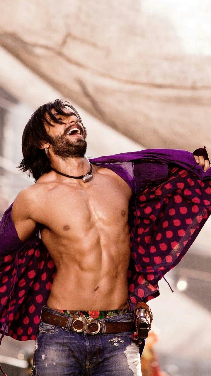 Ranveer Singh. Hot actors, Handsome indian men, Shirtless men
