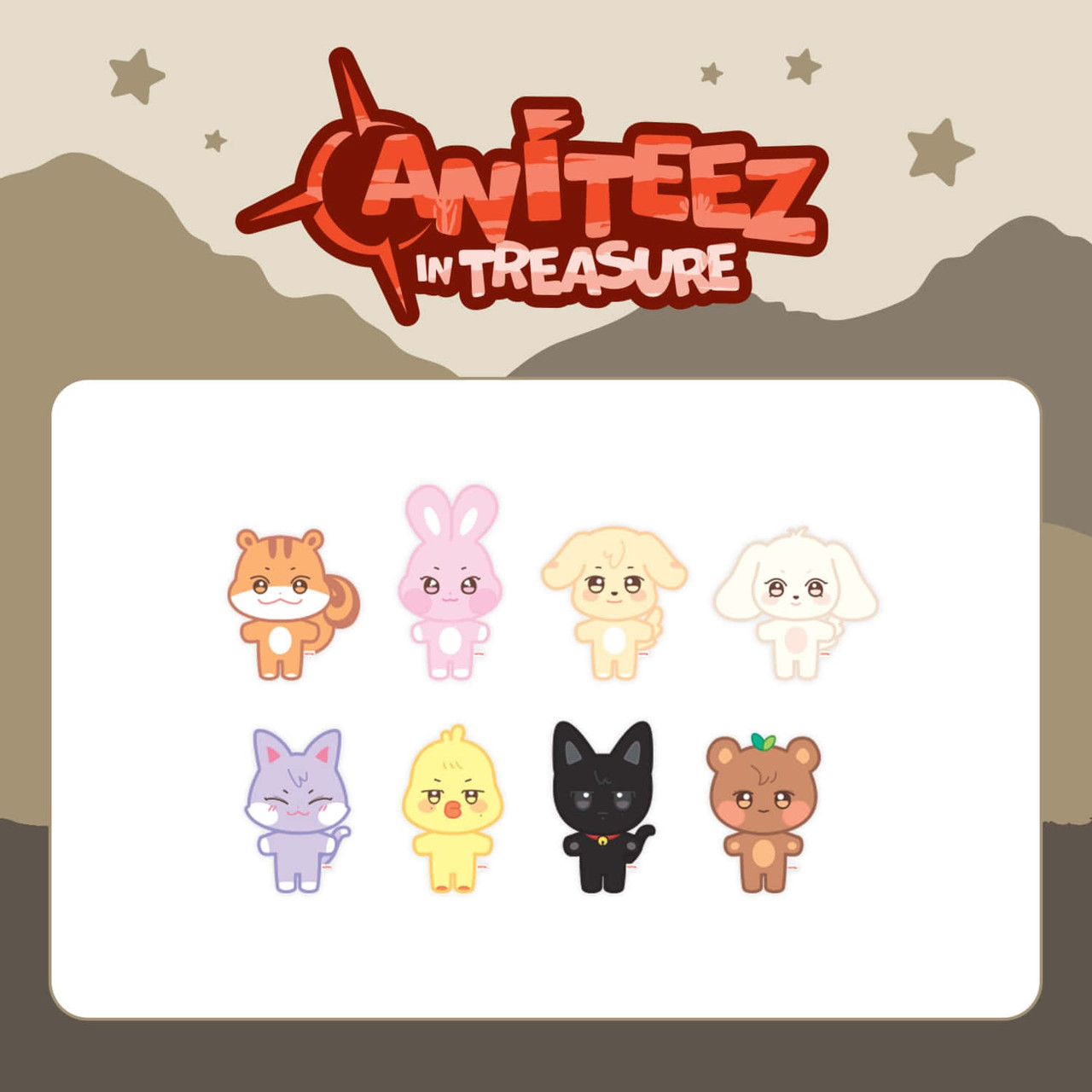 ATEEZ - [ANITEEZ IN TREASURE] MD, PLUSH DOLL (TYUdeongi)