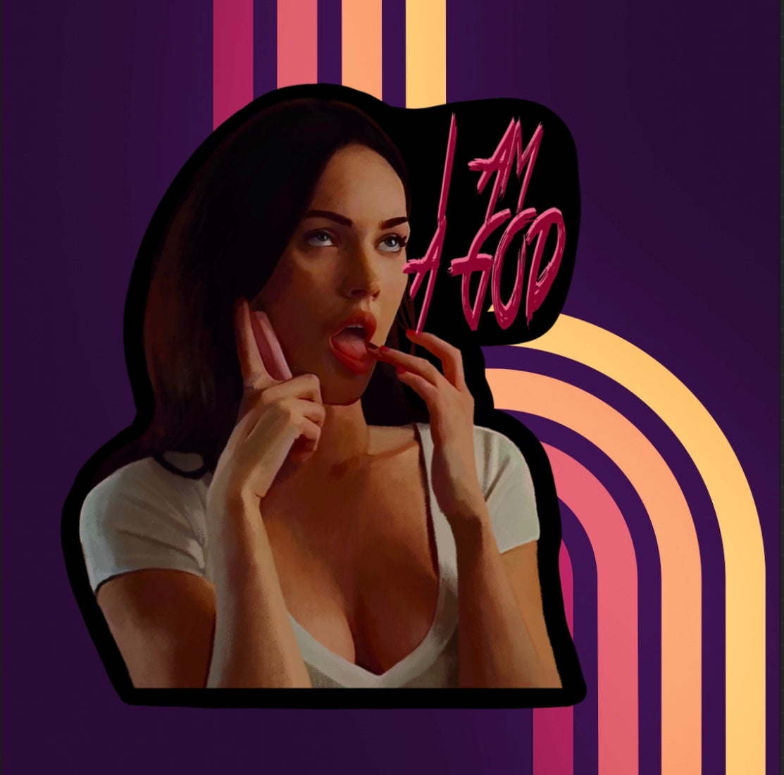 Jennifer’s Body I Am A God Women in Horror Vinyl Sticker