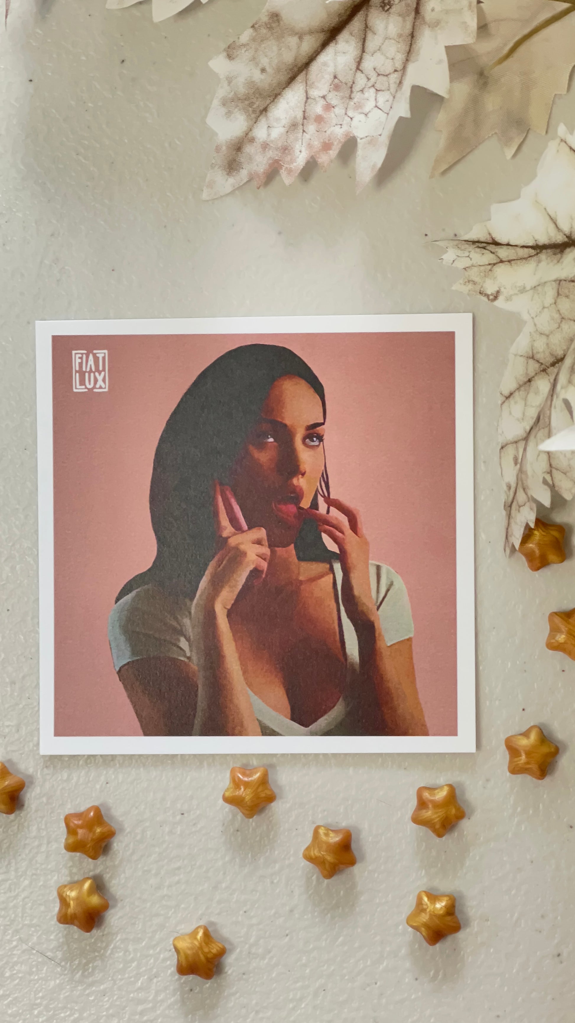 Jennifer's Body Megan Fox Illustration Mini Print 4x4