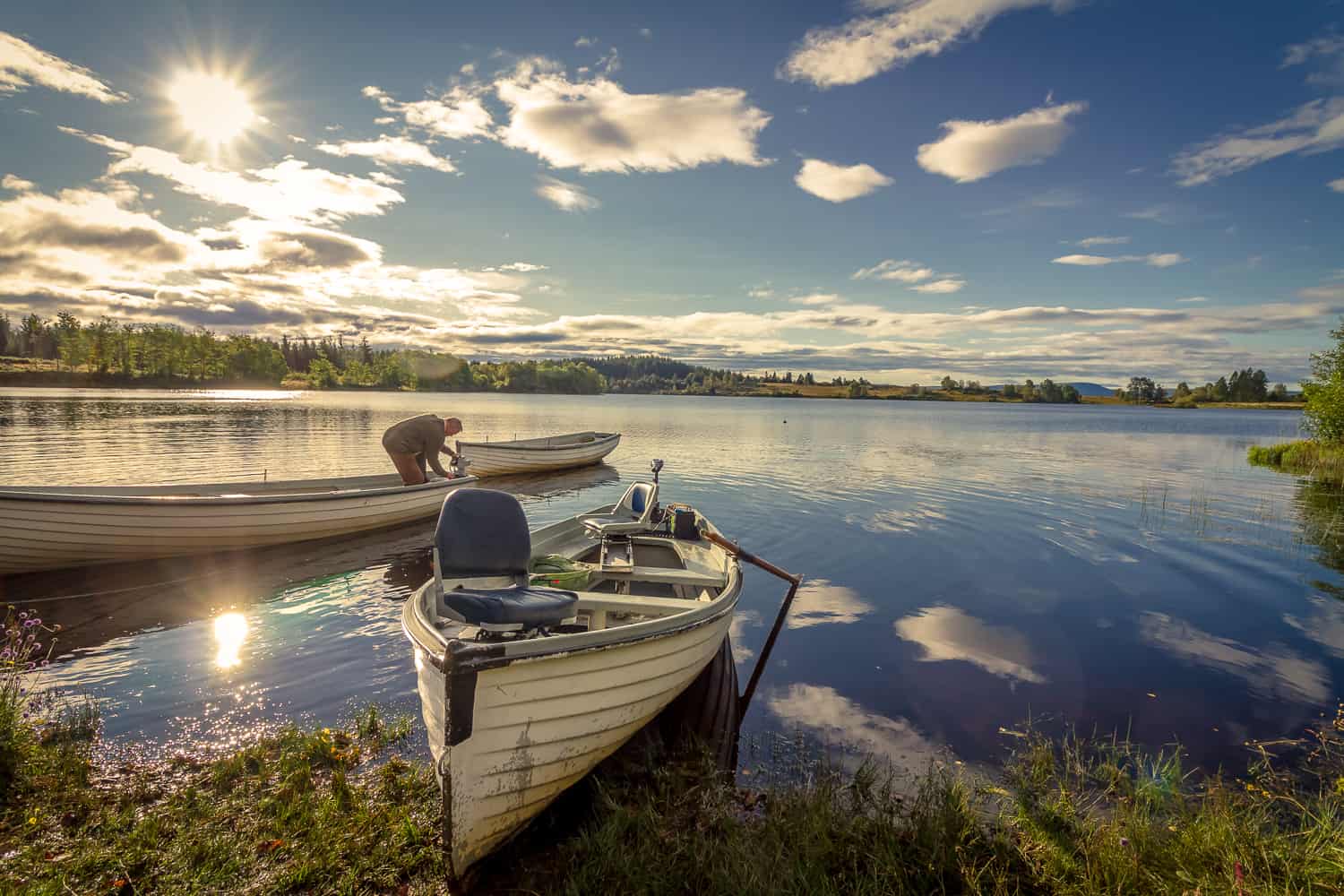 Loch Rusky near Callander in the Trossachs. Picture of Scotland