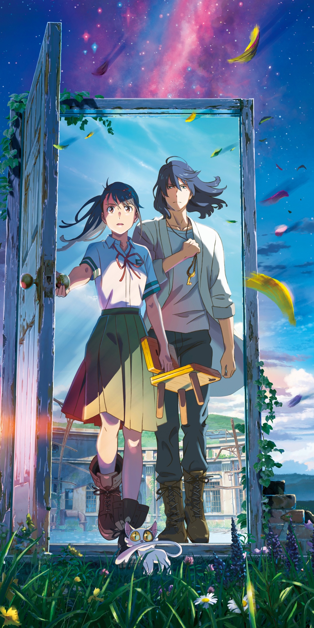 Suzume no Tojimari Wallpaper 4K, Anime movie, Suzume, 5K