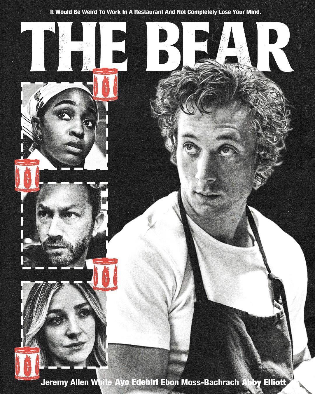 A poster I designed for The Bear @digitally_inept