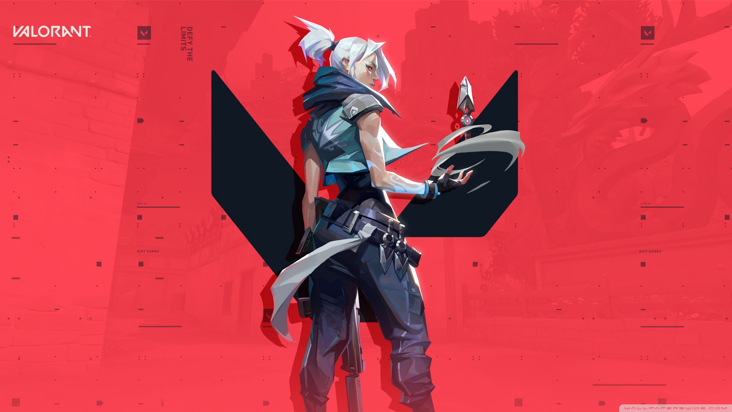 VALORANT Jett 4K UHD Wallpaper for UltraHD Desktop and TV, Dual Monitor, Smartphone and Tablet Devices