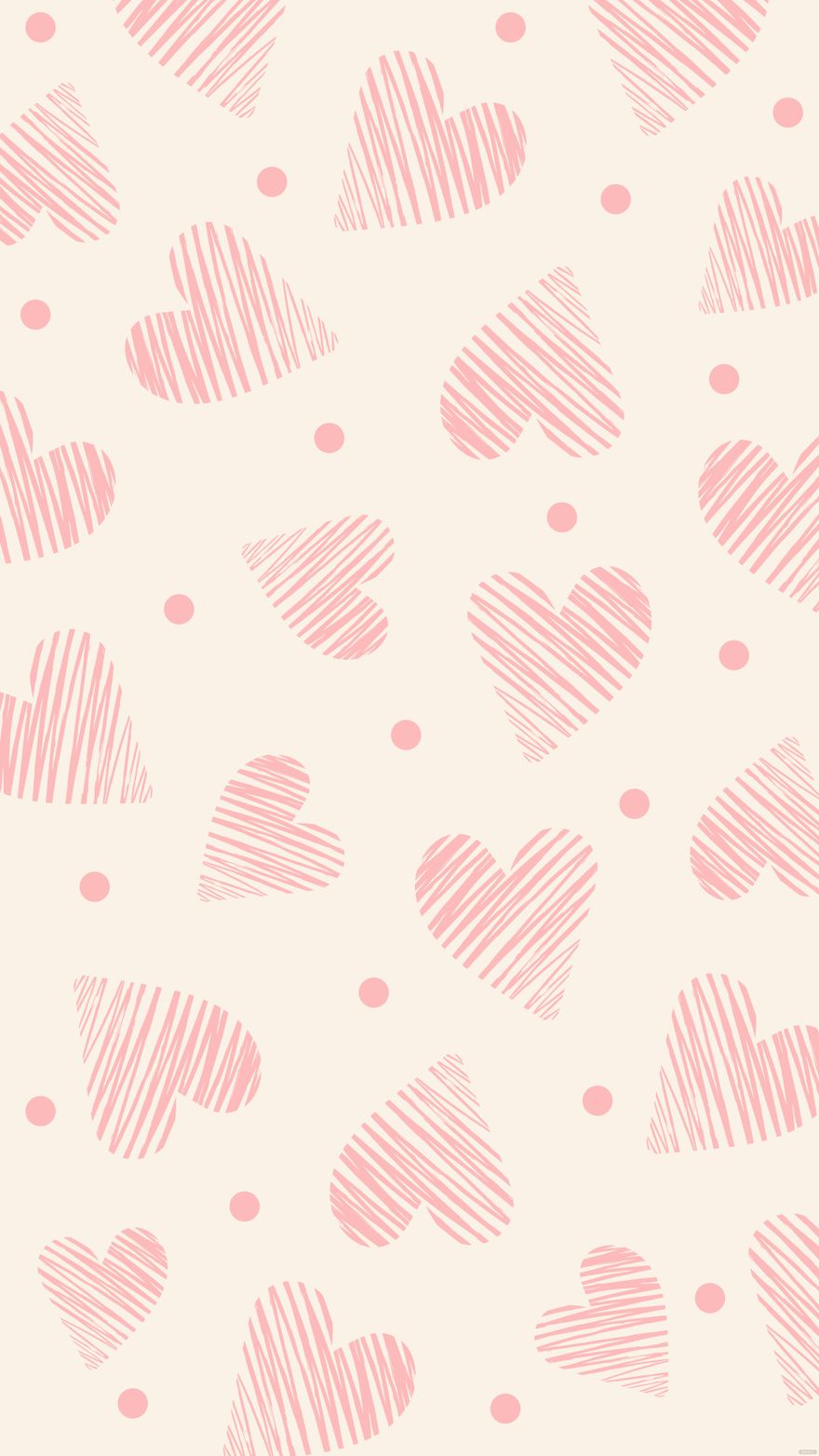 Light Pink Heart Background in Illustrator, EPS, JPG, SVG