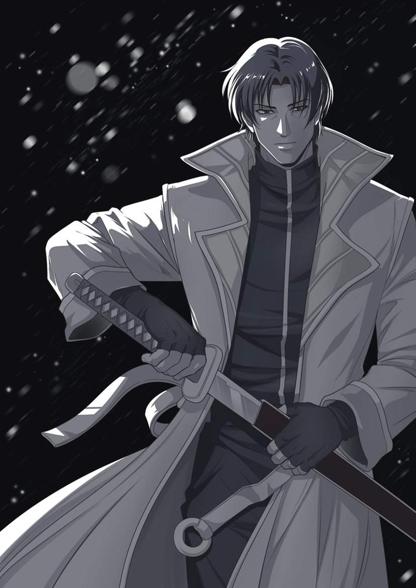 Autumn Sacura Aoshi from Rurouni Kenshin