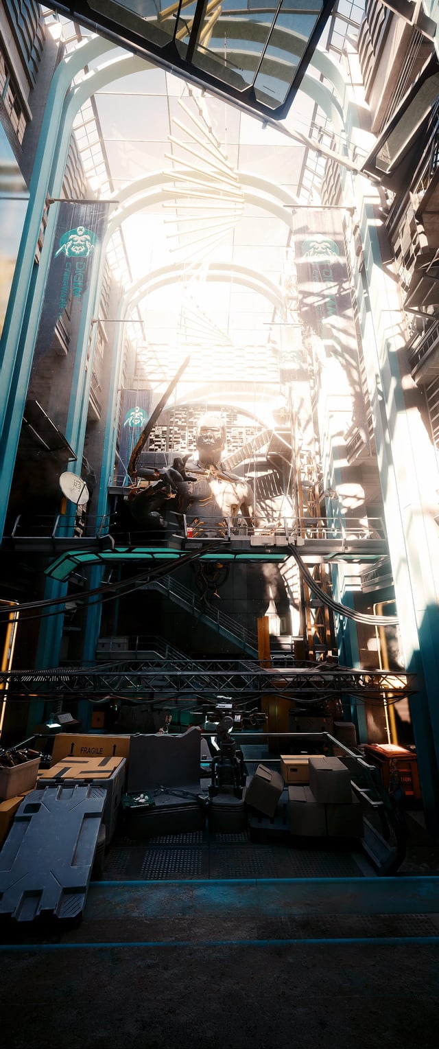 I've been sitting on some vertical screenshots for phone wallpaper I think. Hope they don't get too badly compressed. Enjoy!