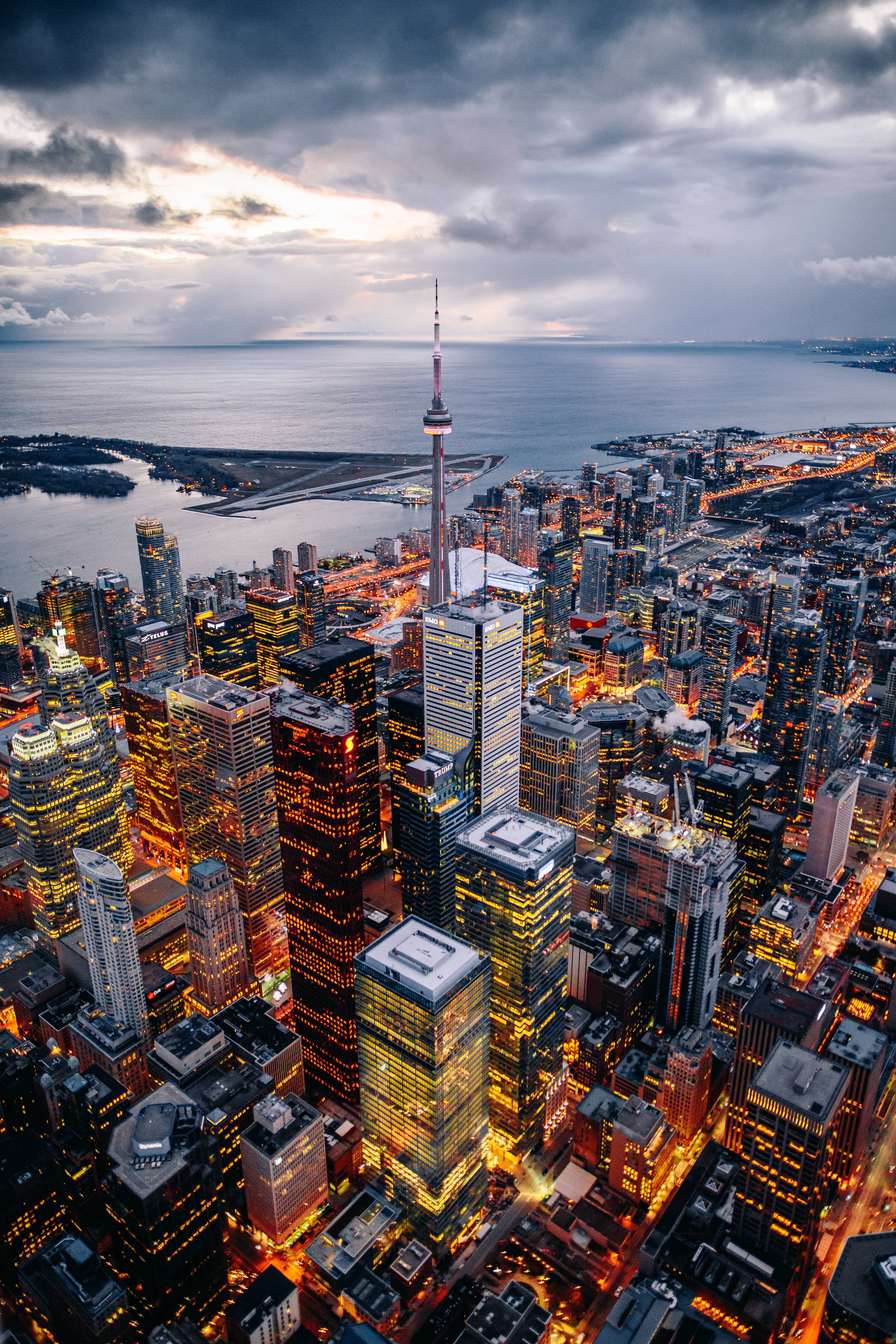 Aerial view of Toronto