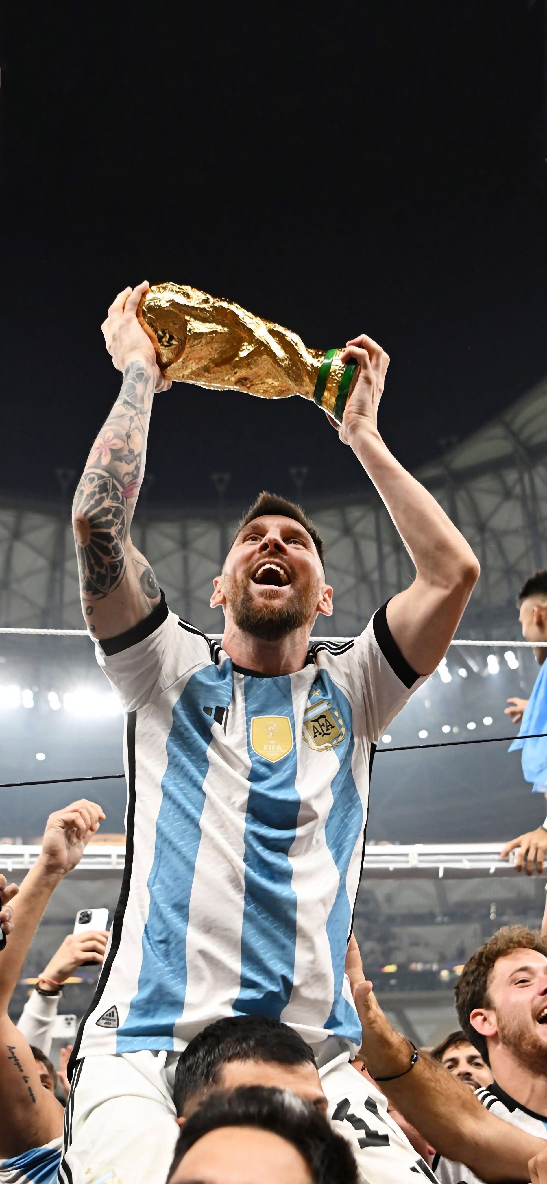 Wallpaper Football Lionel Messi World Cup 4k