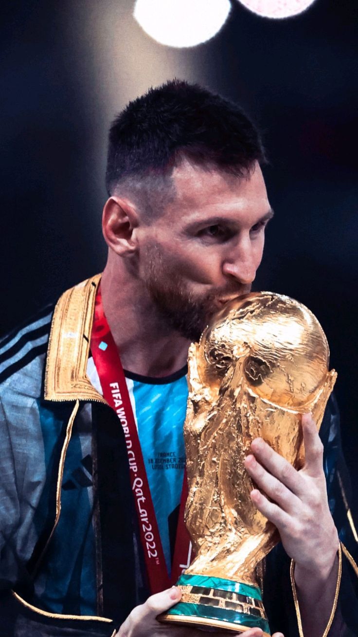Leo messi world cup wallpaper 4k