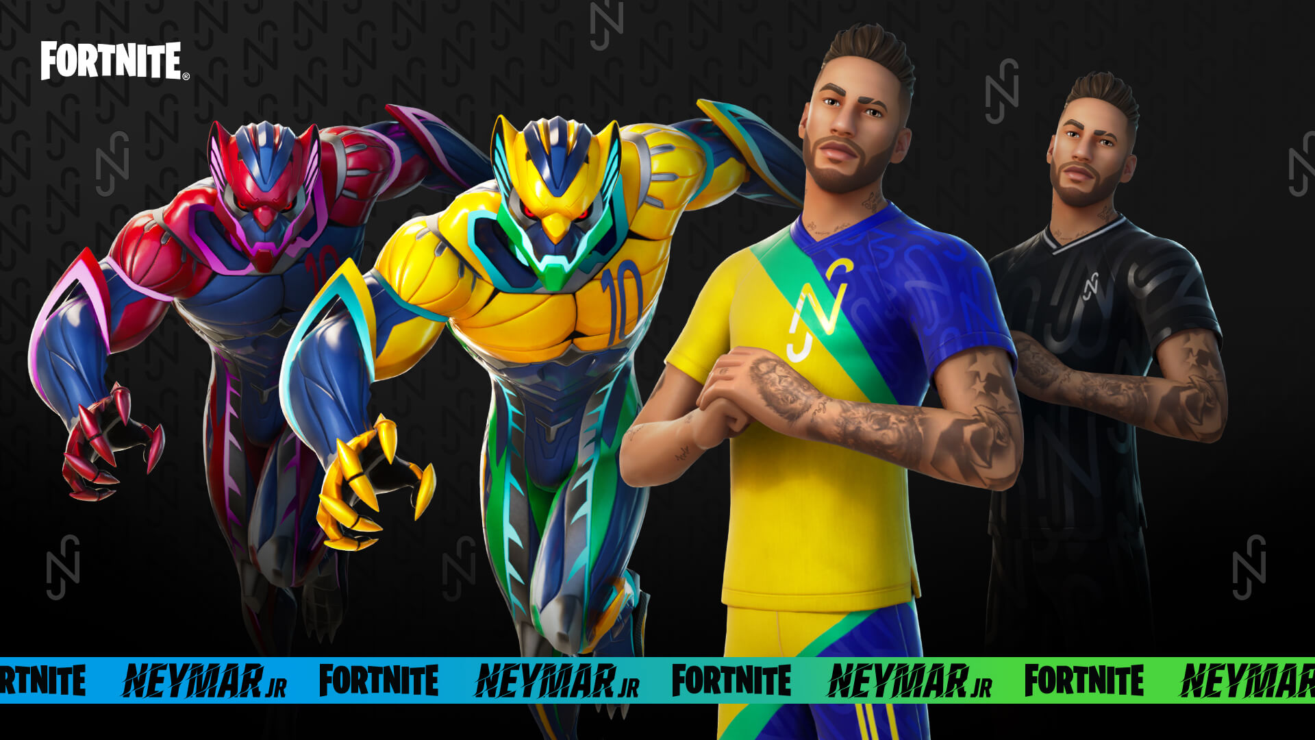 Neymar Jr arrives on Fortnite