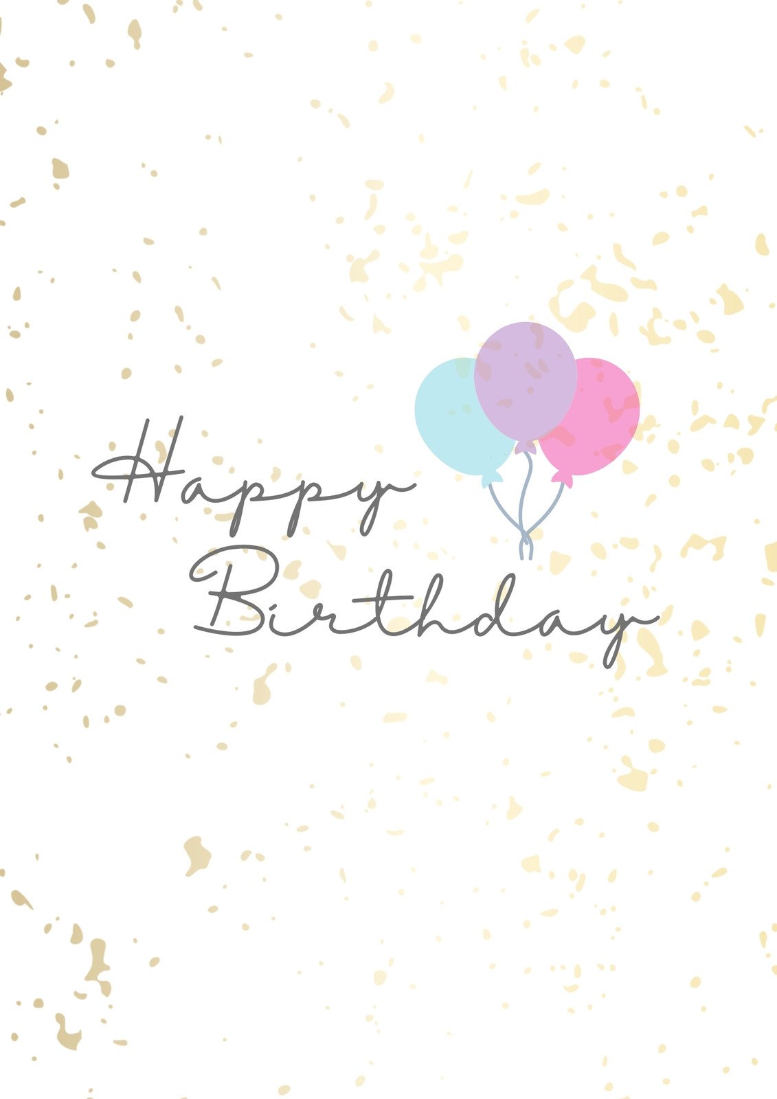 Free and custom happy birthday background