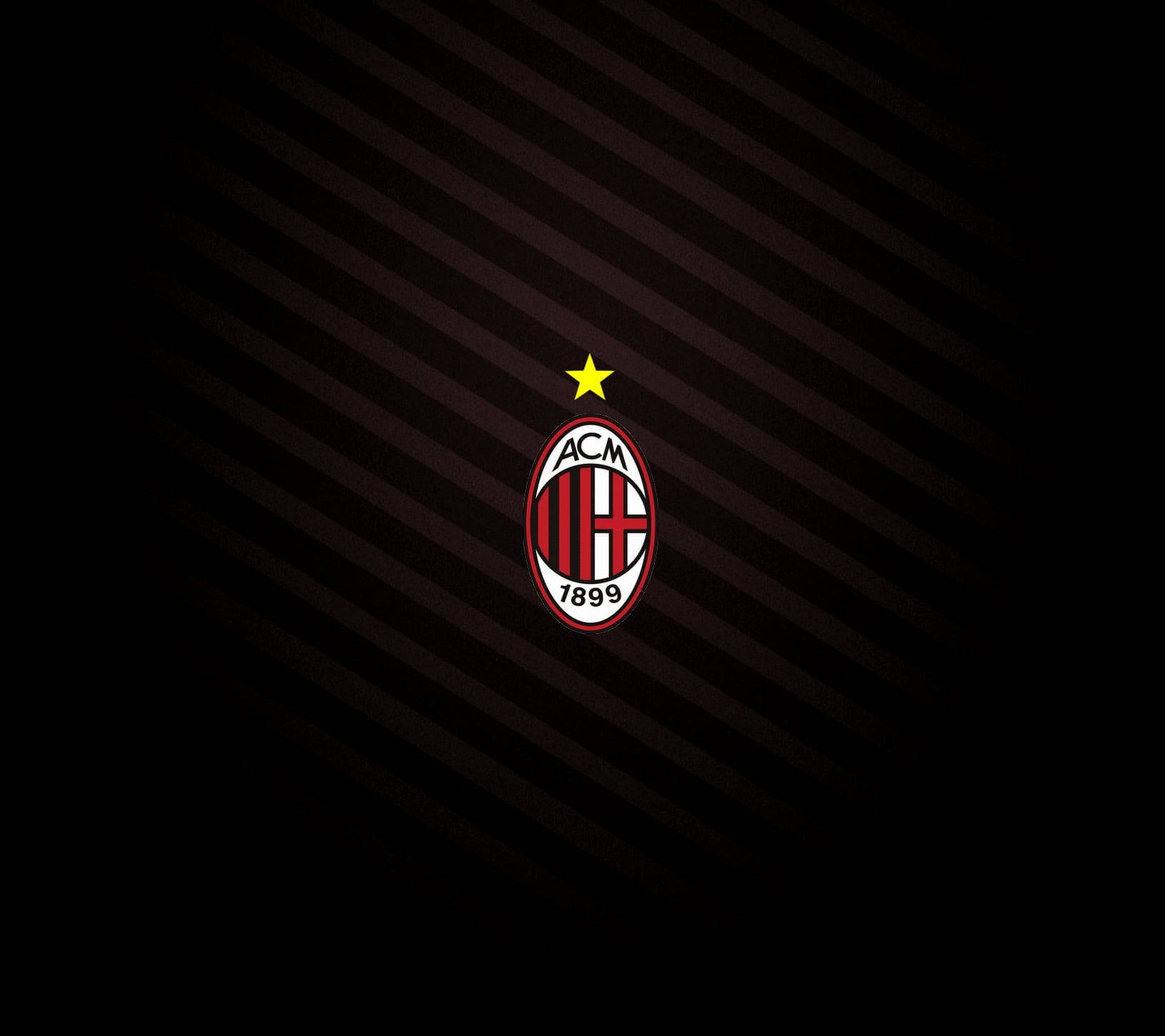 Download AC Milan Logo With Star Wallpaper