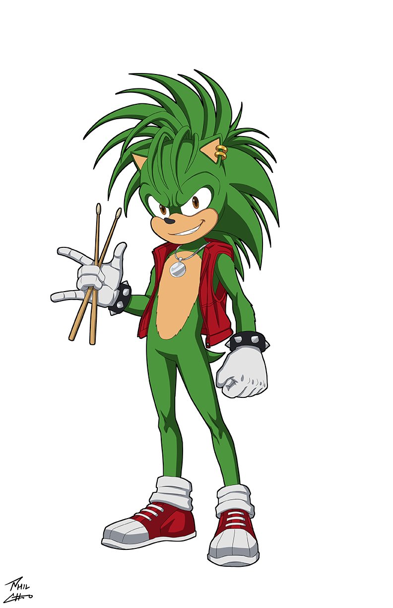 Manic the Hedgehog commission