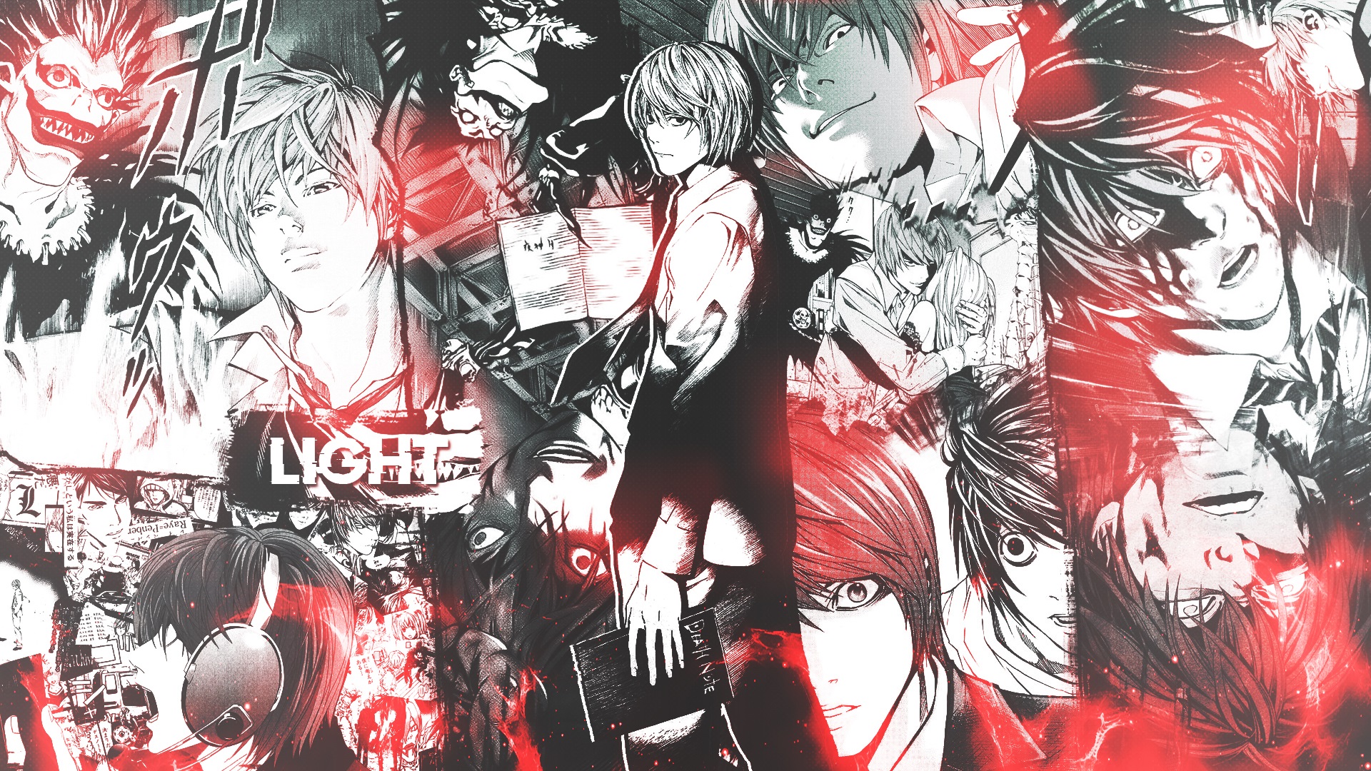 Download Light Yagami Anime Death Note HD Wallpaper