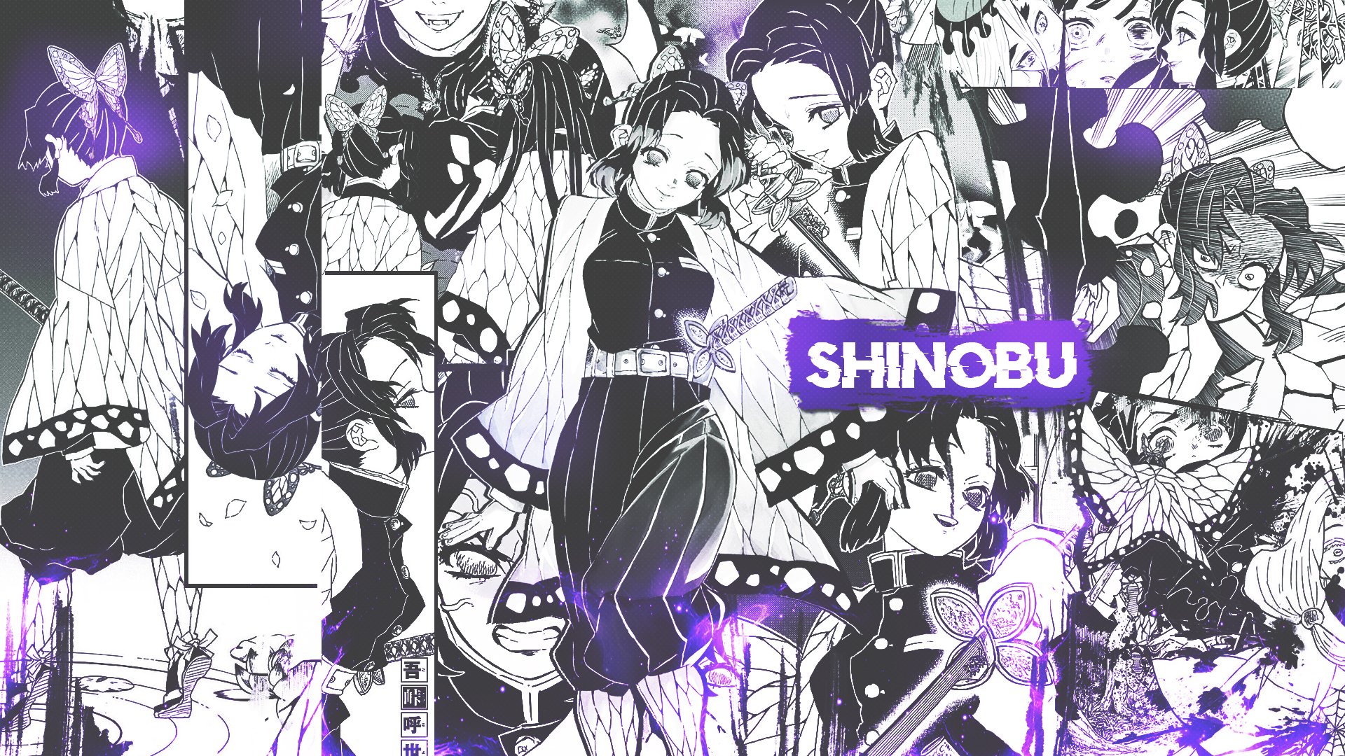 Download Shinobu Kochou Anime Demon Slayer: Kimetsu No Yaiba HD Wallpaper