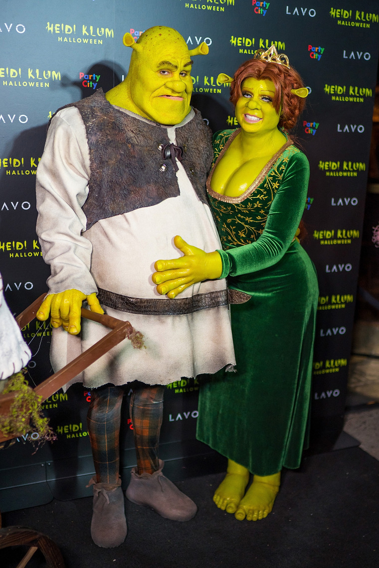 Heidi Klum dresses as Princess Fiona from 'Shrek'
