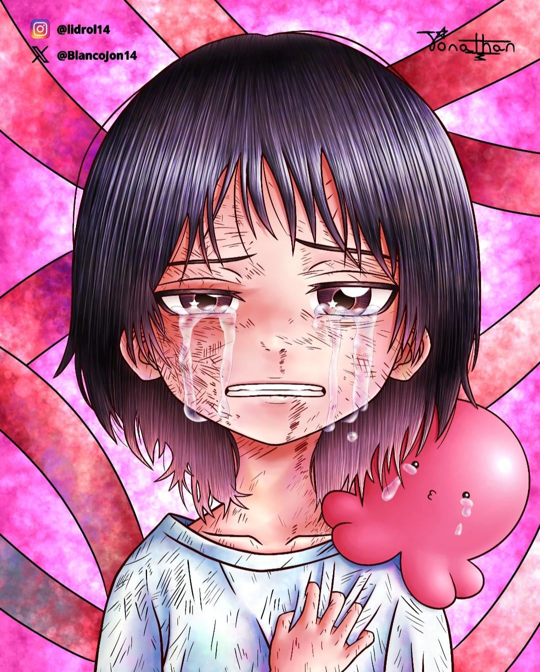 Takopi & Shizuka (Takopi's Original Sin) fanart