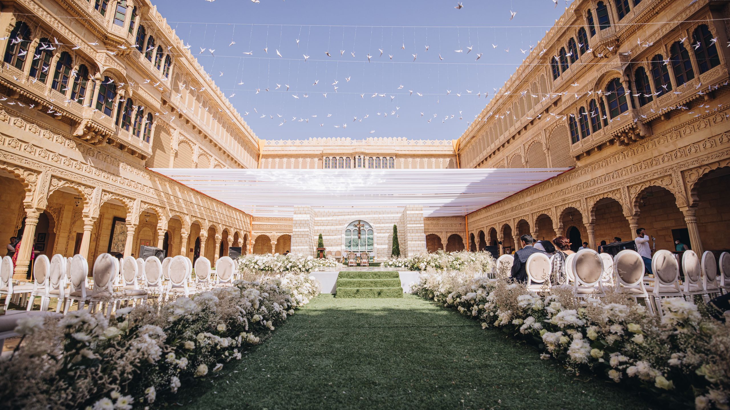 Your ultimate guide to décor for an Indian white wedding. Architectural Digest India