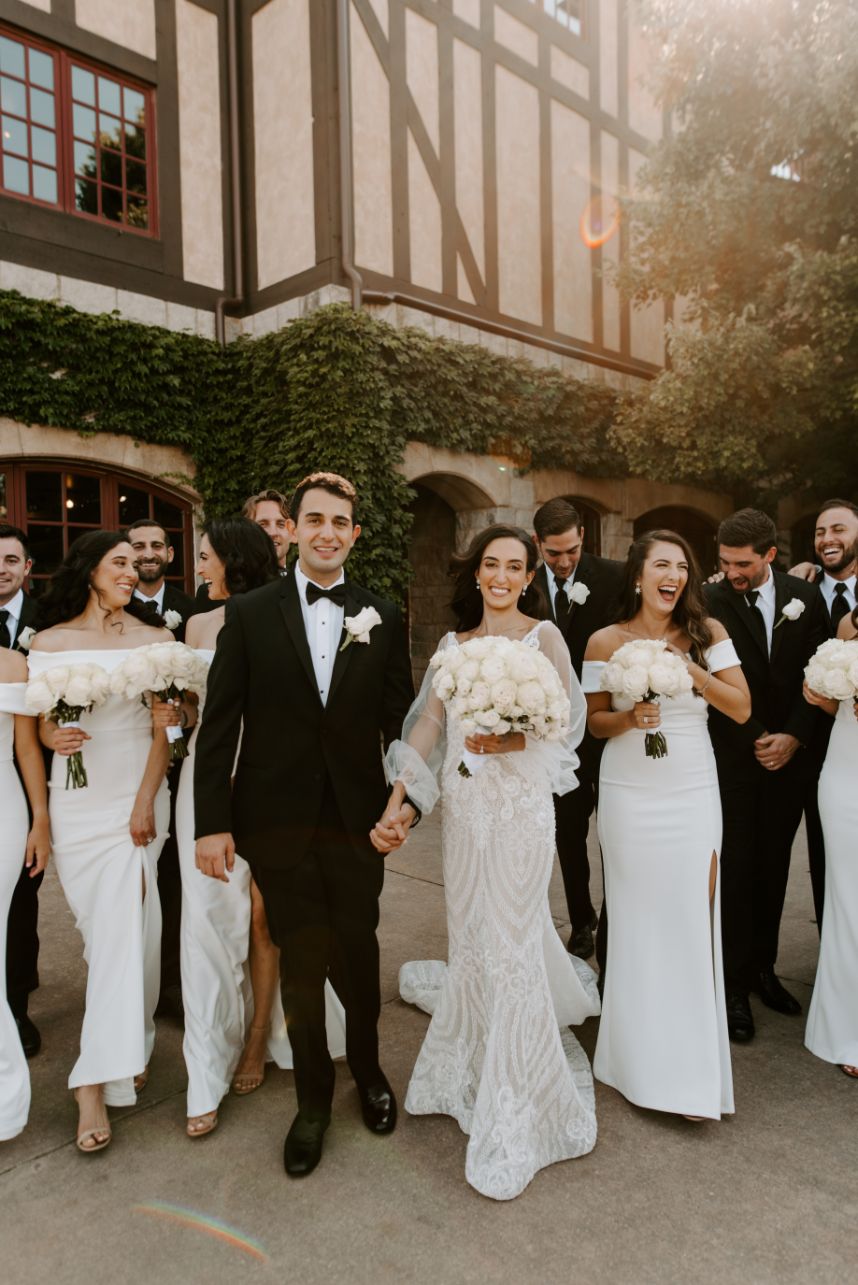 Traditional White Wedding with Some Incredible Statement Details